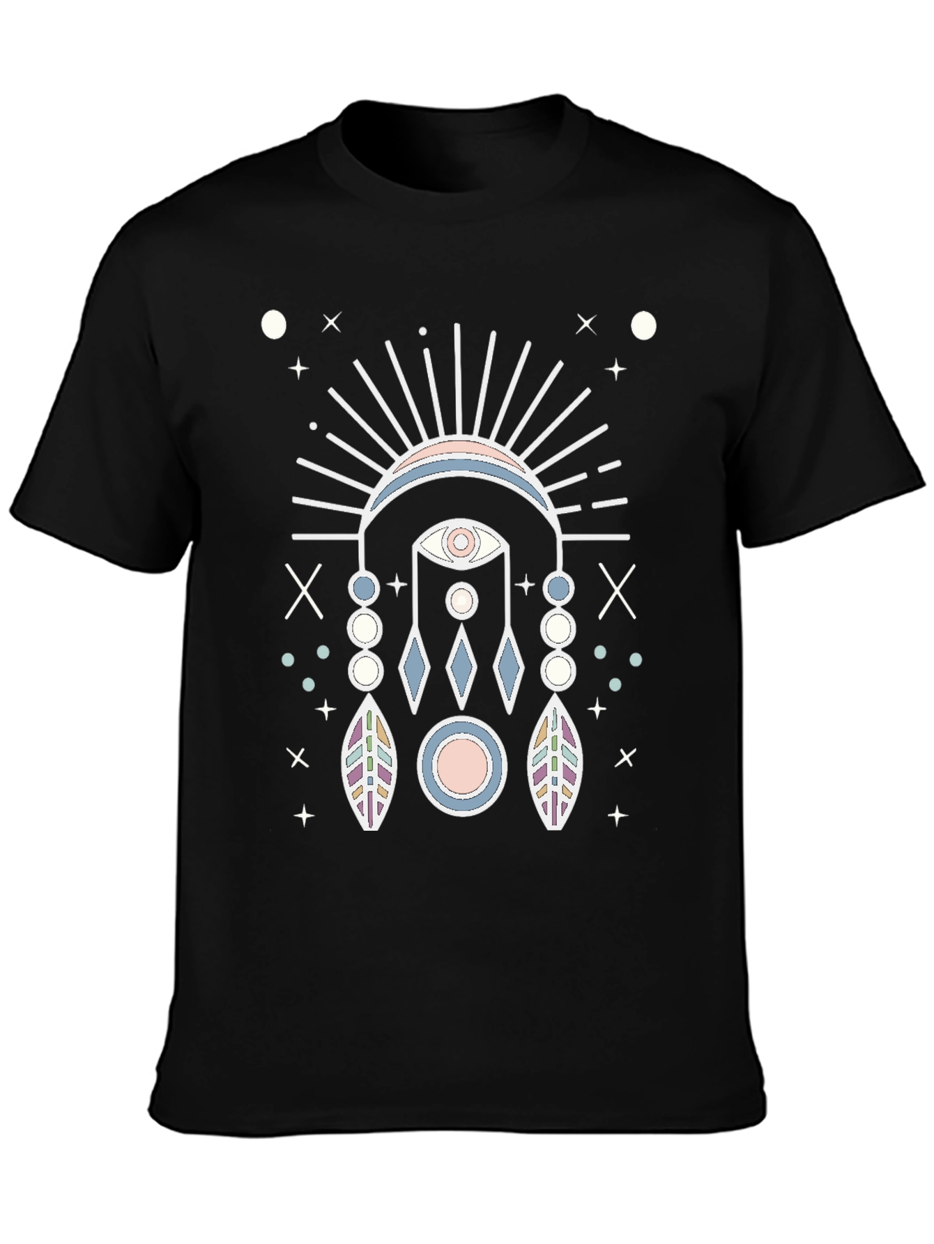 Mystic Eye Graphic Tee - Unisex Black T-Shirt