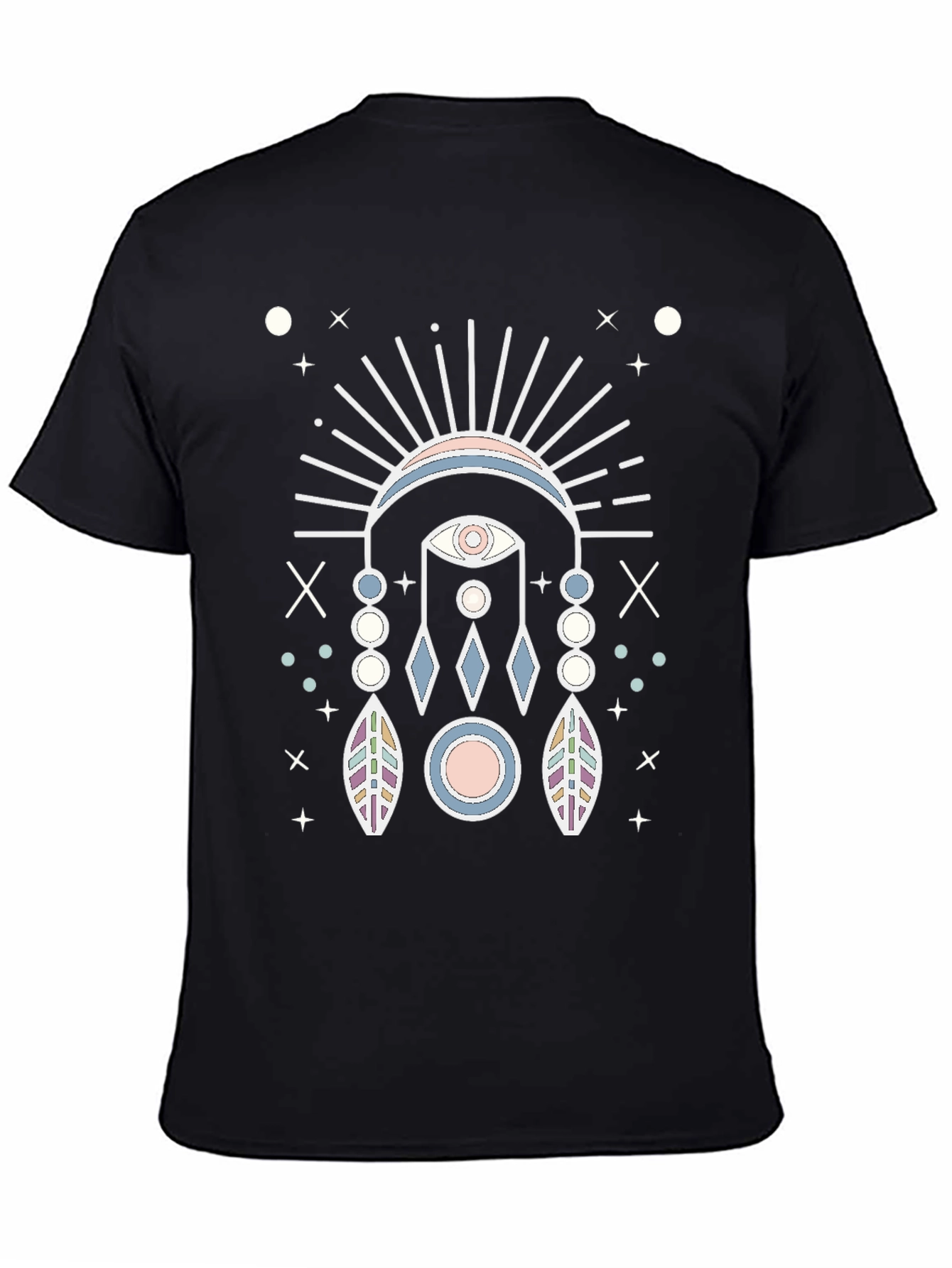 Mystic Eye Graphic Tee - Unisex Black T-Shirt