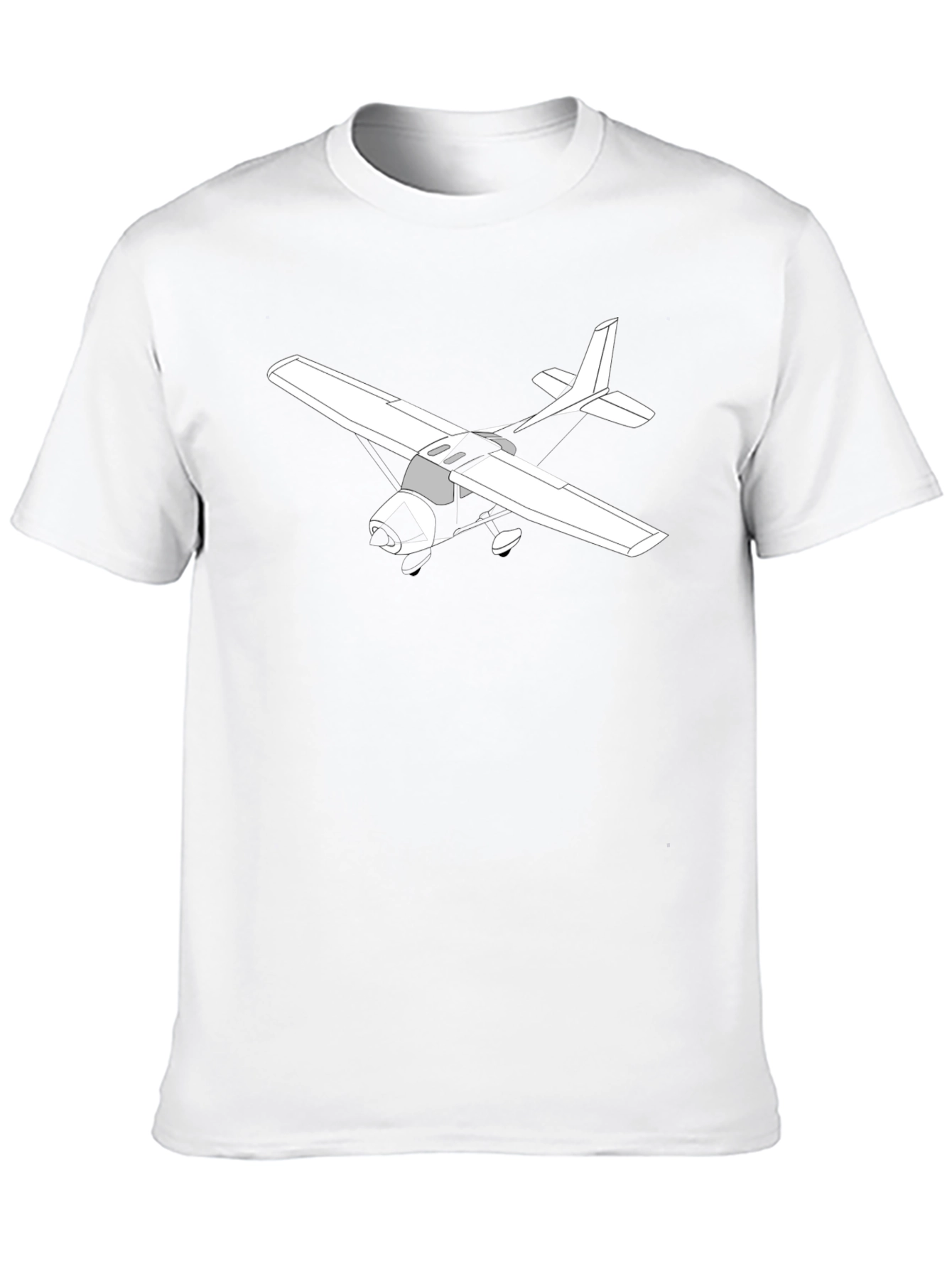 Airplane Graphic Tee - Aviation Enthusiast Shirt