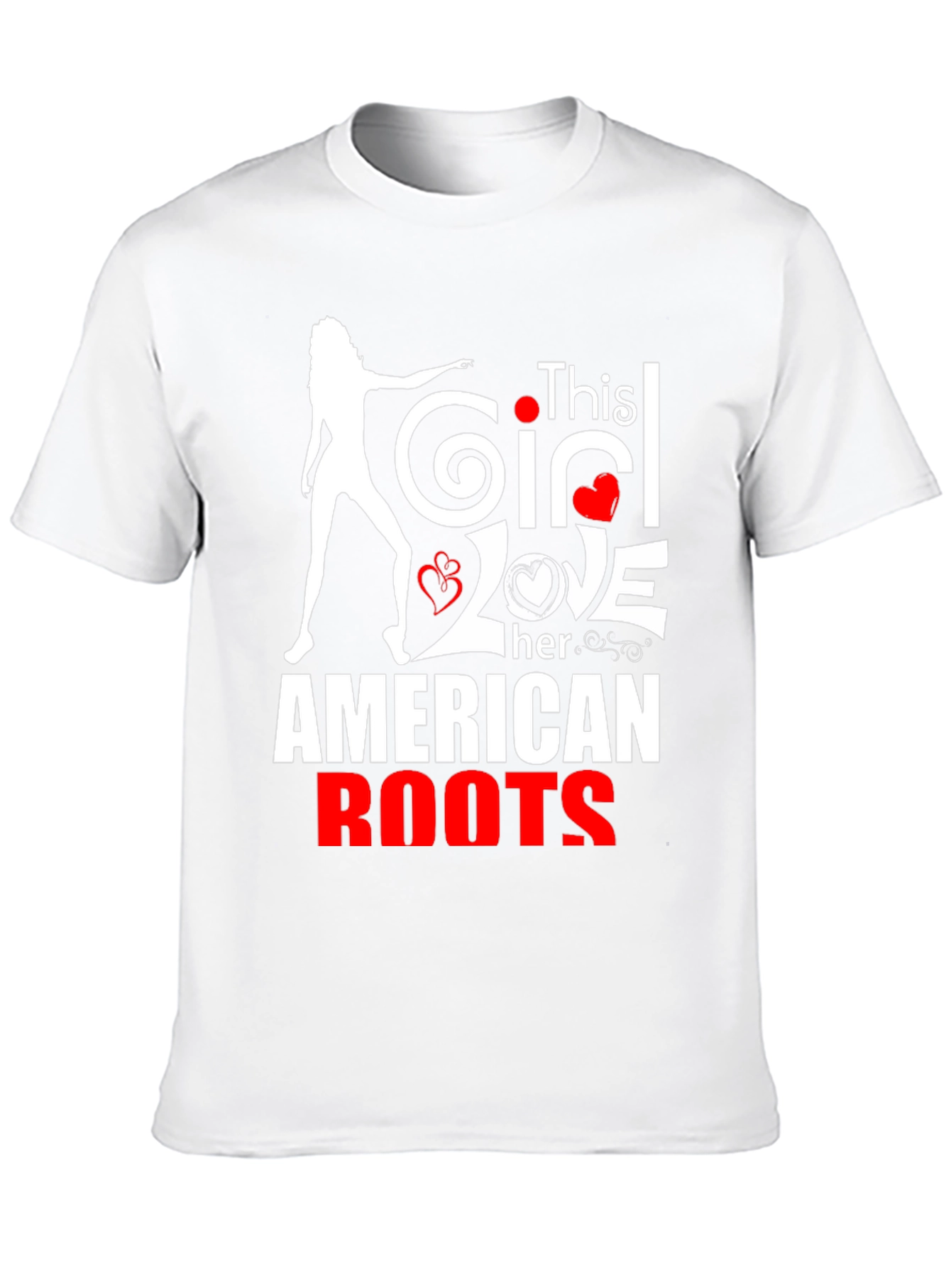 This Girl Loves Her American Roots T-Shirt