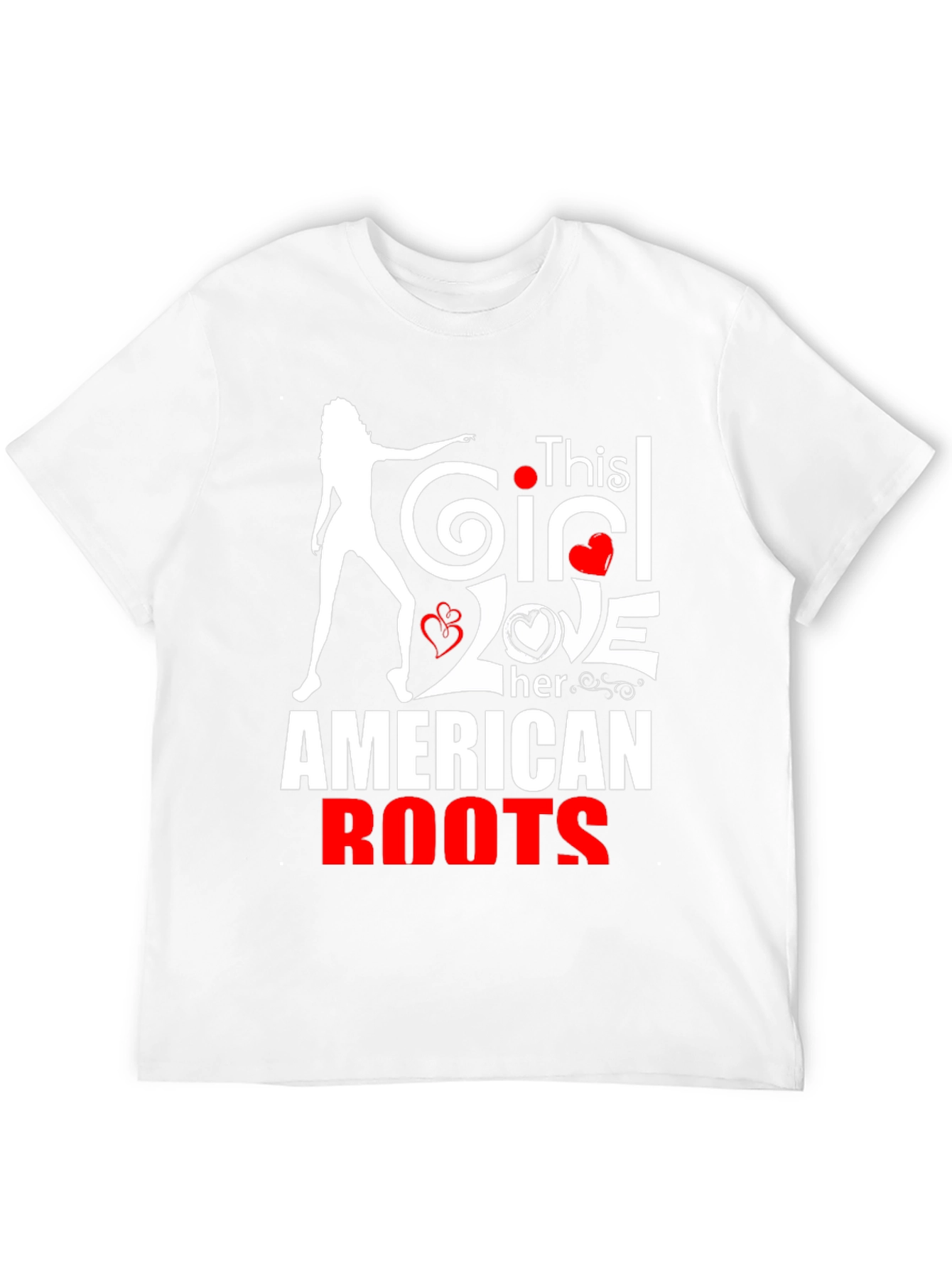 This Girl Loves Her American Roots T-Shirt