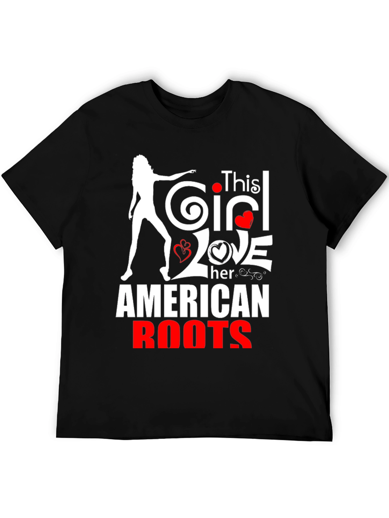 This Girl Loves Her American Roots T-Shirt