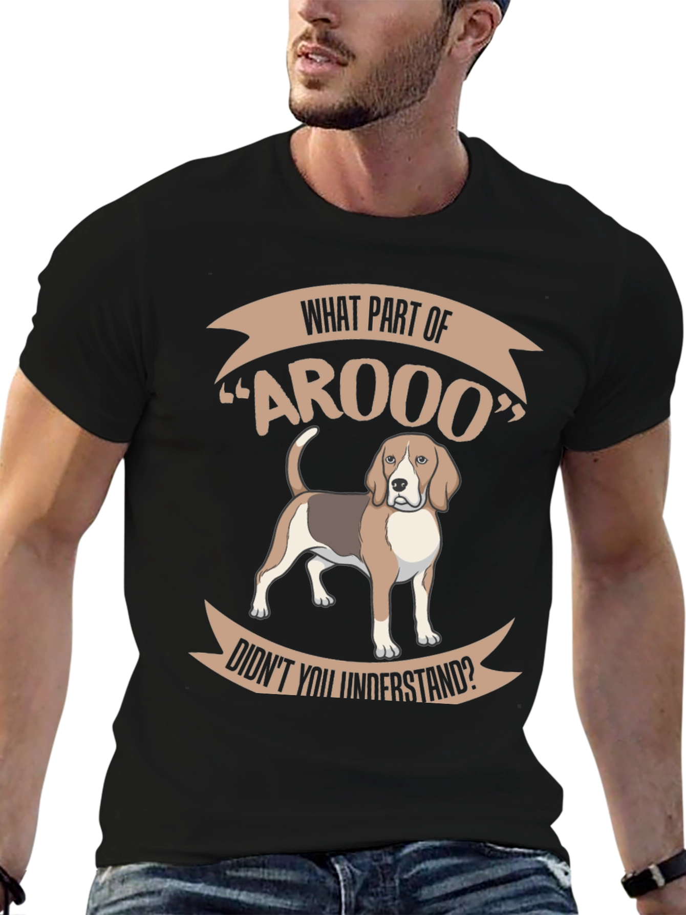 Funny Beagle AROOO T-Shirt