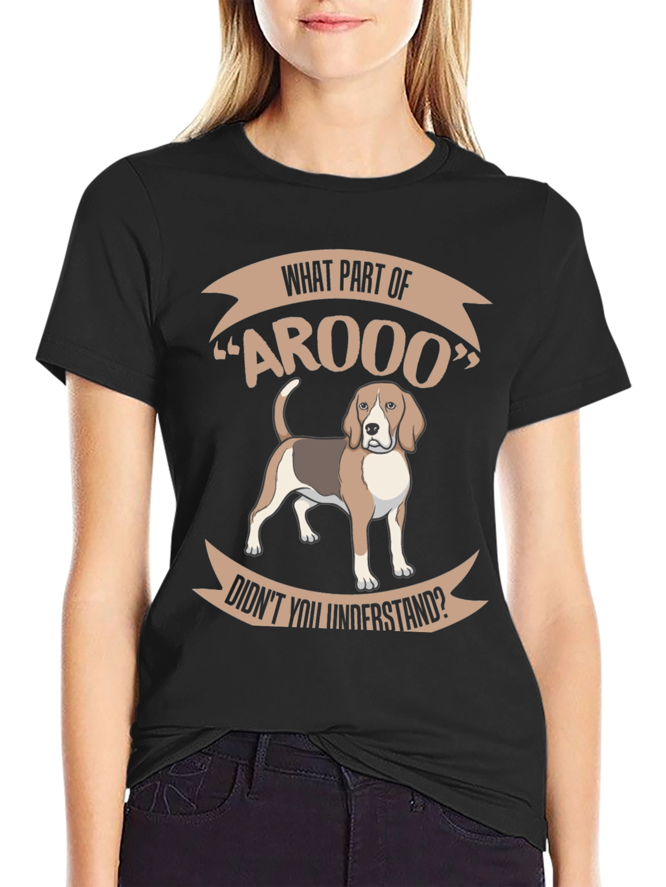 Funny Beagle AROOO T-Shirt