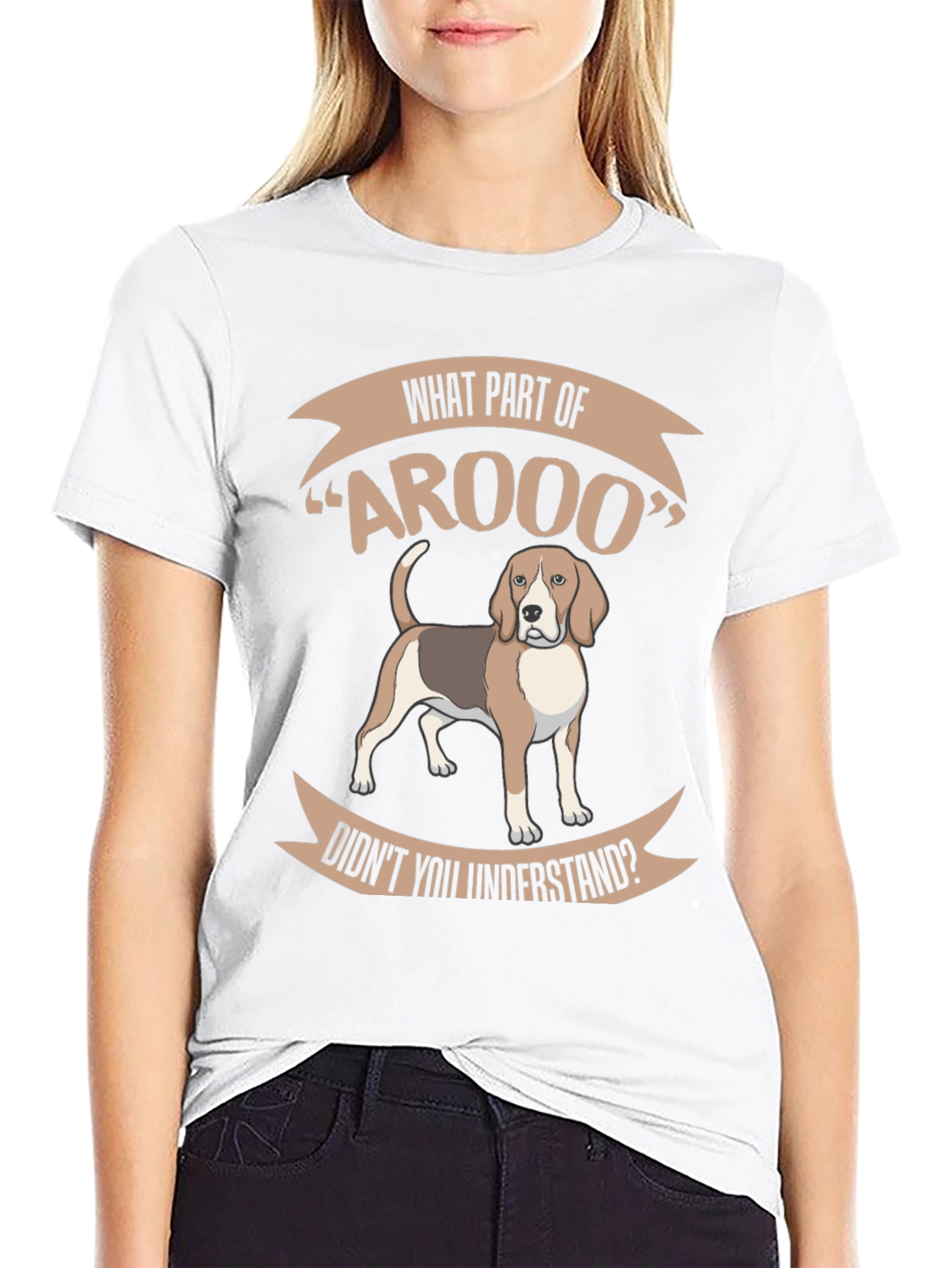 Funny Beagle AROOO T-Shirt