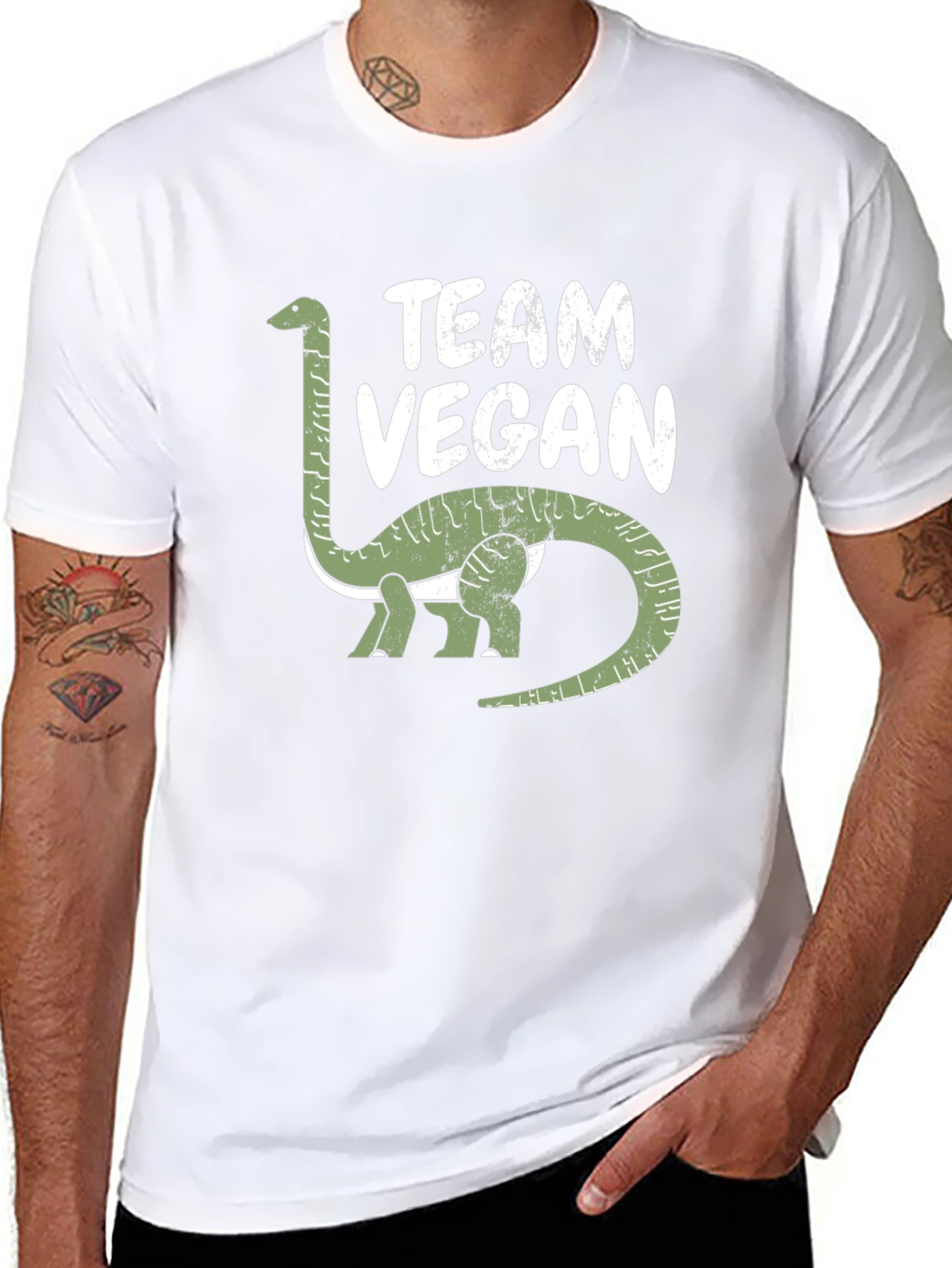 Team Vegan Dinosaur T-Shirt