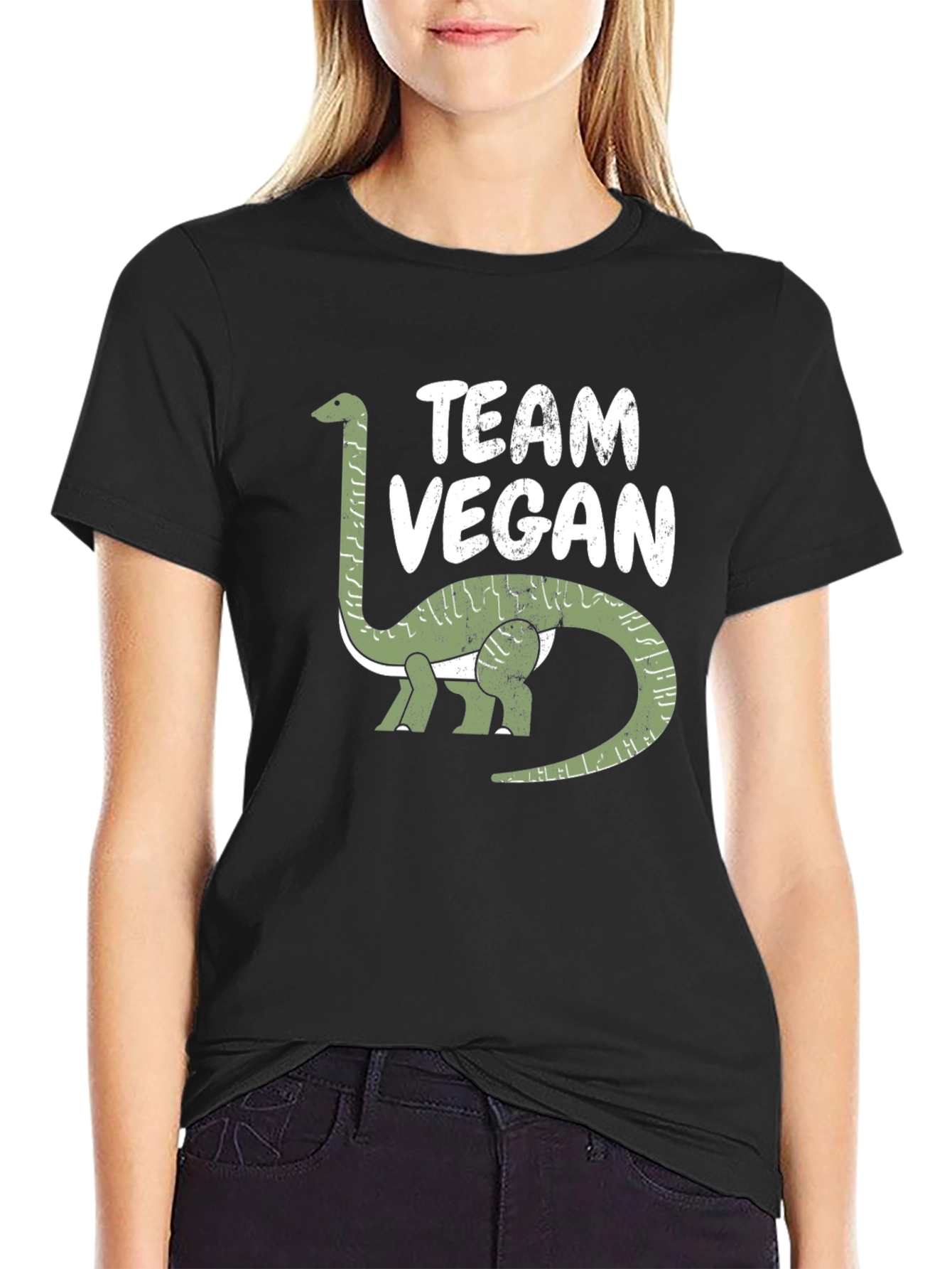Team Vegan Dinosaur T-Shirt