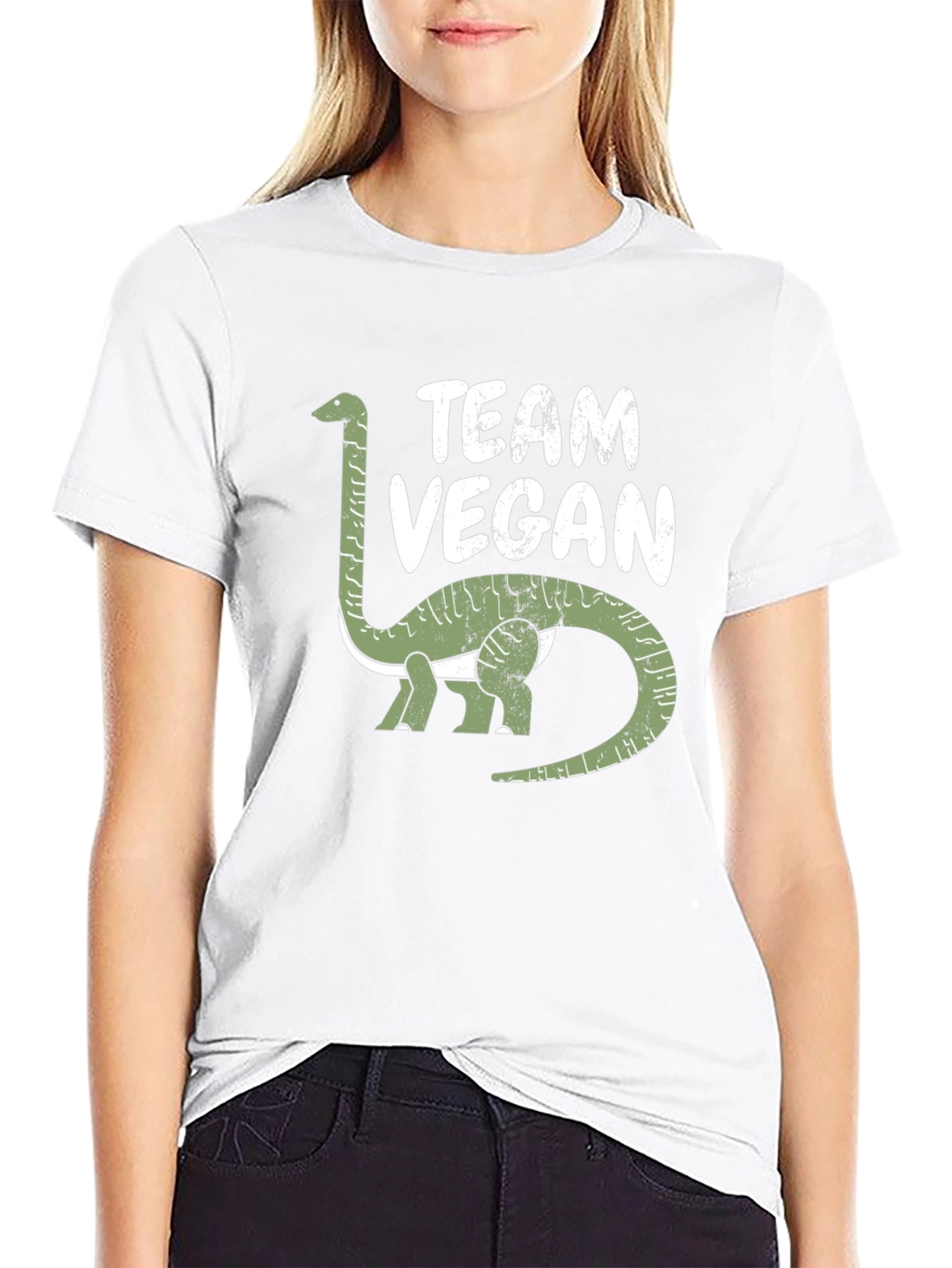 Team Vegan Dinosaur T-Shirt