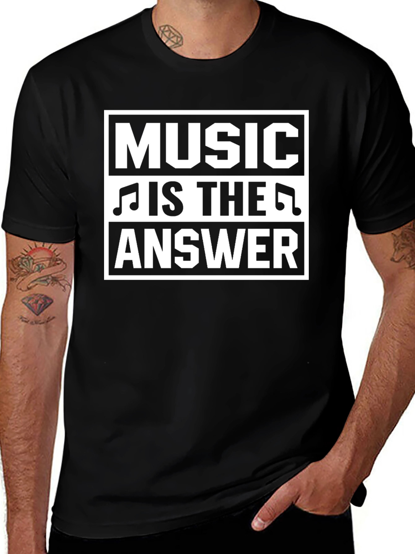 Music is the Answer Graphic Tee