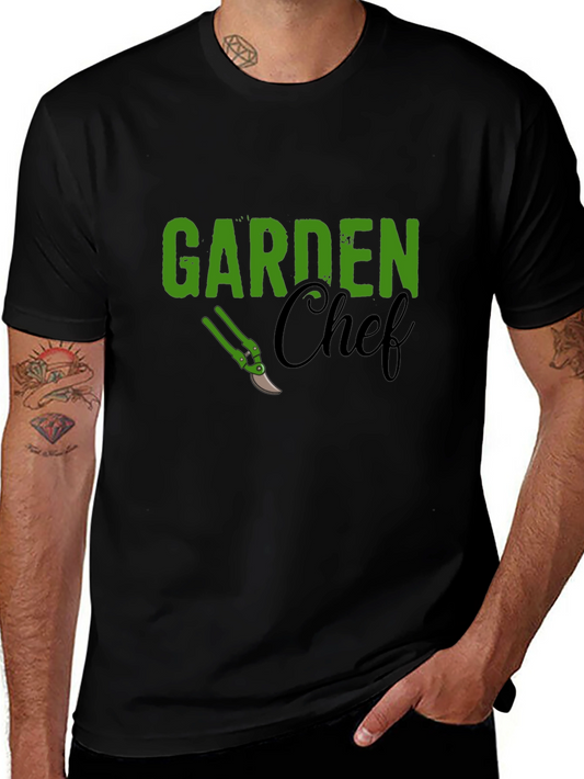 Garden Chef T-Shirt - Black Cotton Tee