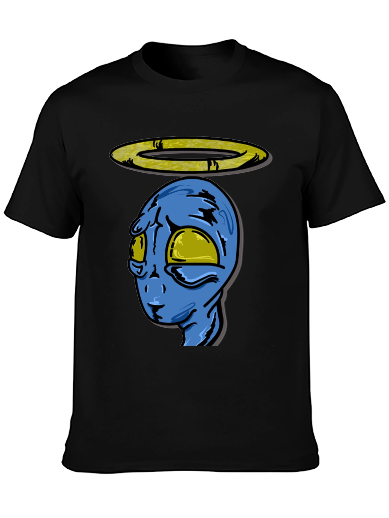 Alien with Halo Graphic T-Shirt