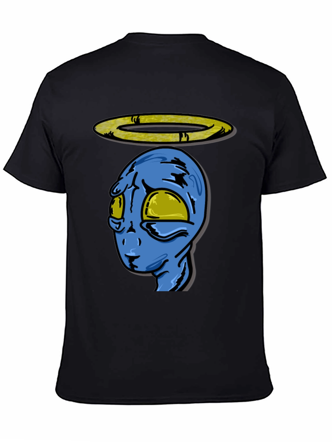Alien with Halo Graphic T-Shirt