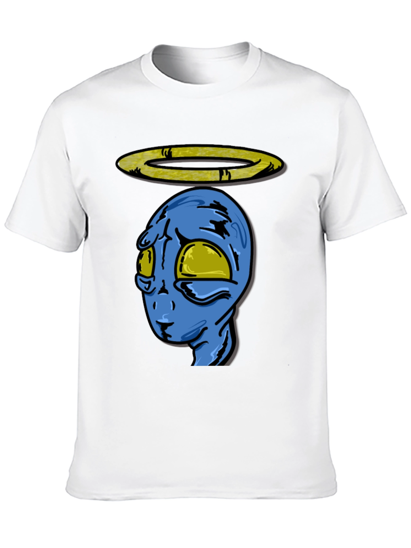 Alien with Halo Graphic T-Shirt