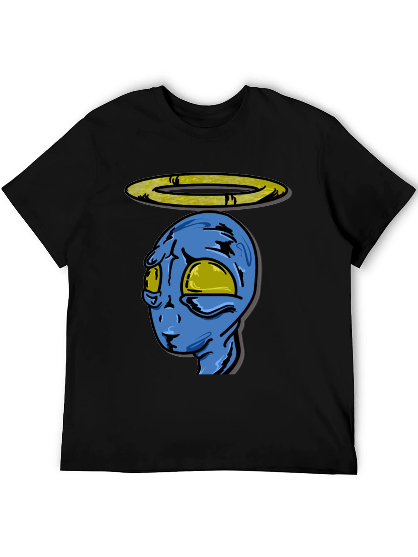 Alien with Halo Graphic T-Shirt