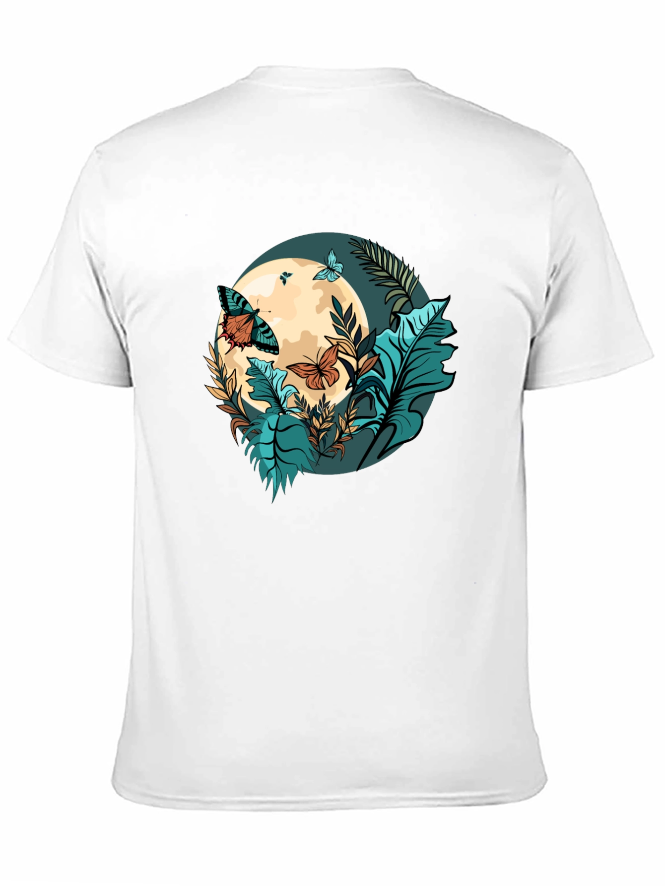 Butterfly Moon Graphic T-Shirt