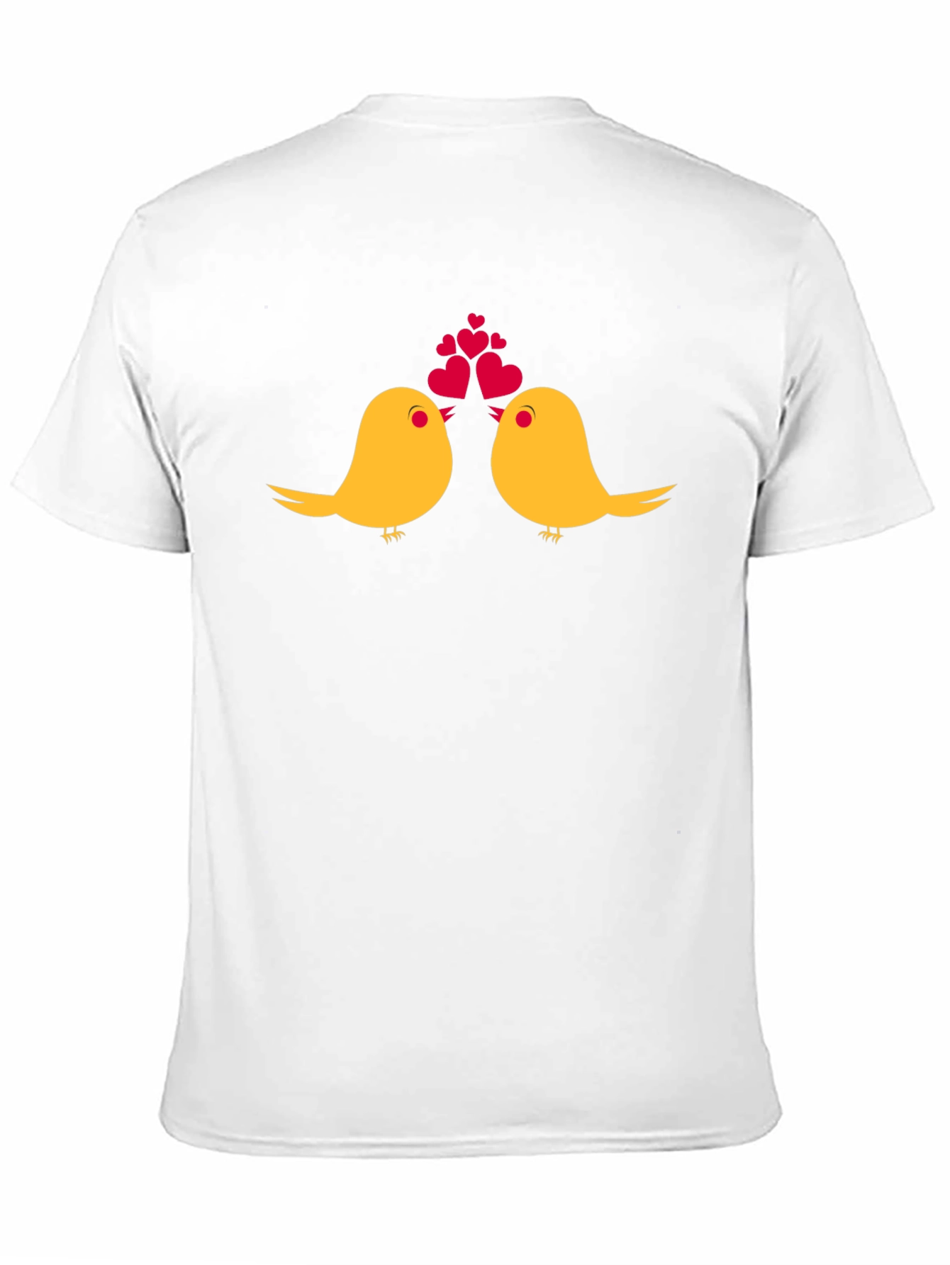 Birds in Love Graphic Tee - Black