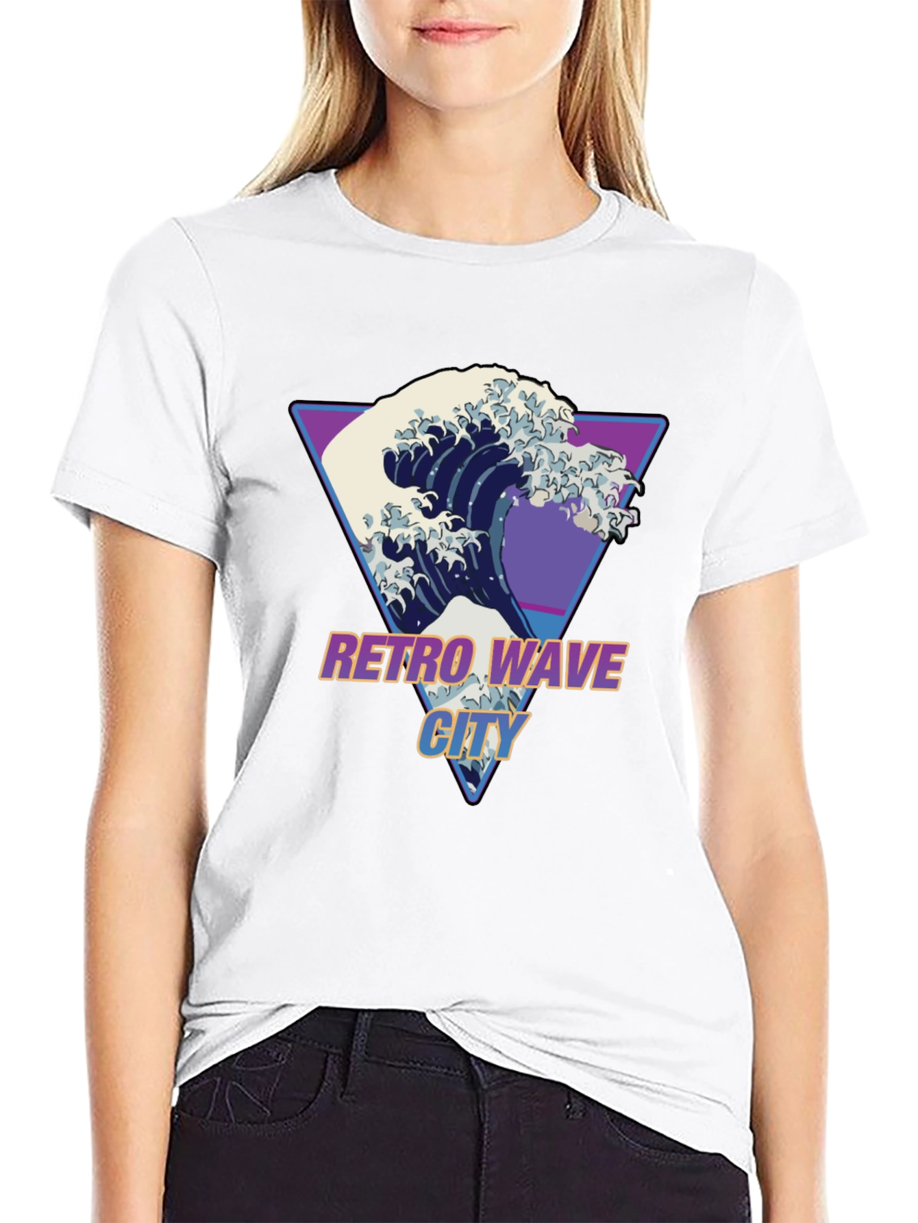 Retro Wave City T-Shirt -  Graphic Tee