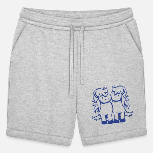 2 horses Team Pony Foal Couple Comic Friends Love