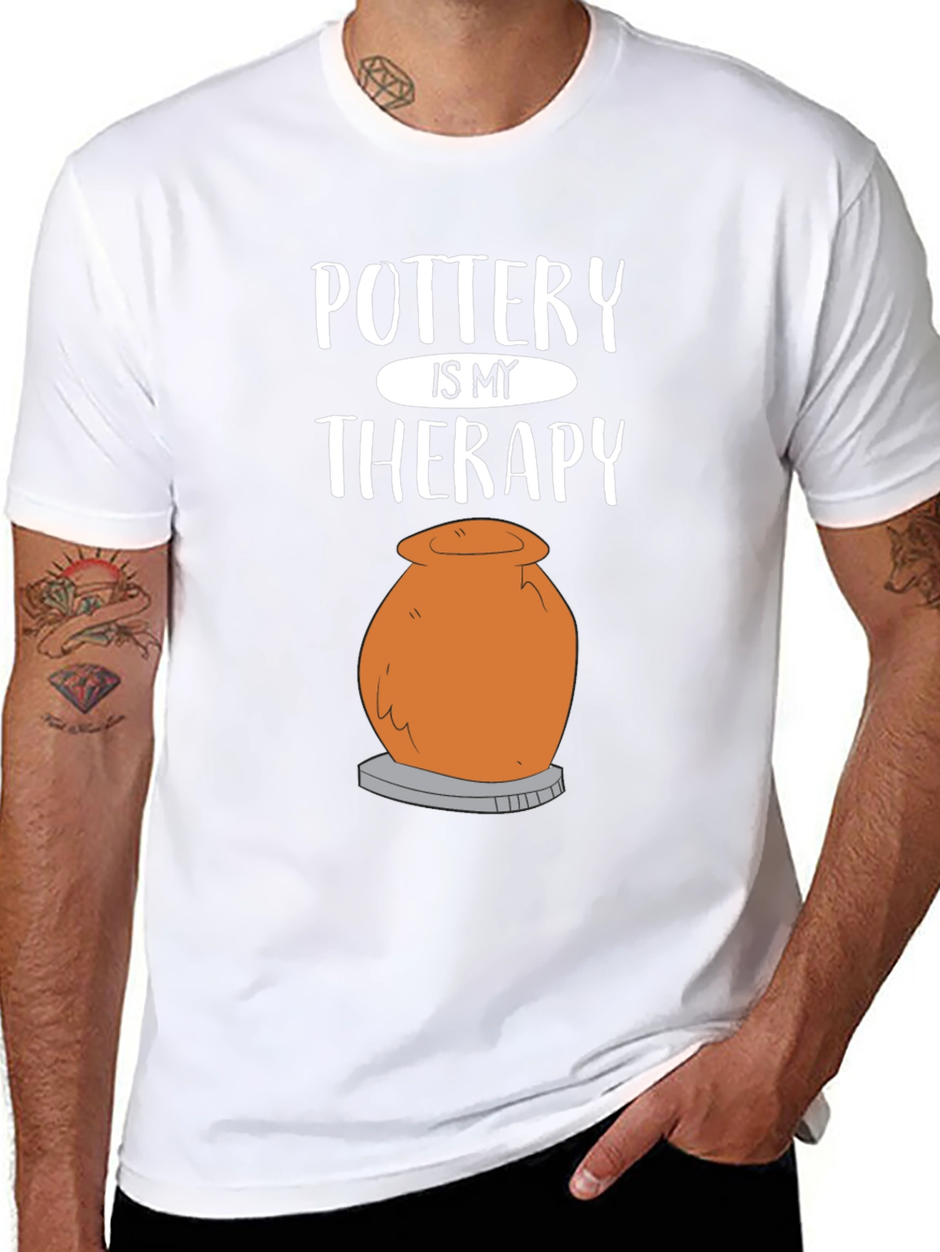 Pottery is My Therapy T-Shirt - Funny Potter Gift