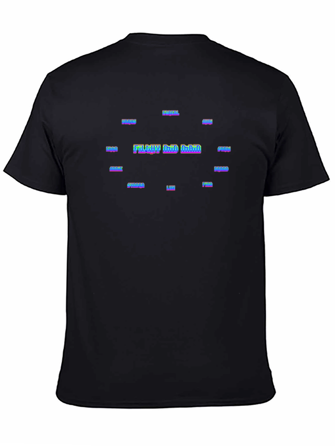 Falihy and Mama Graphic T-Shirt - Black