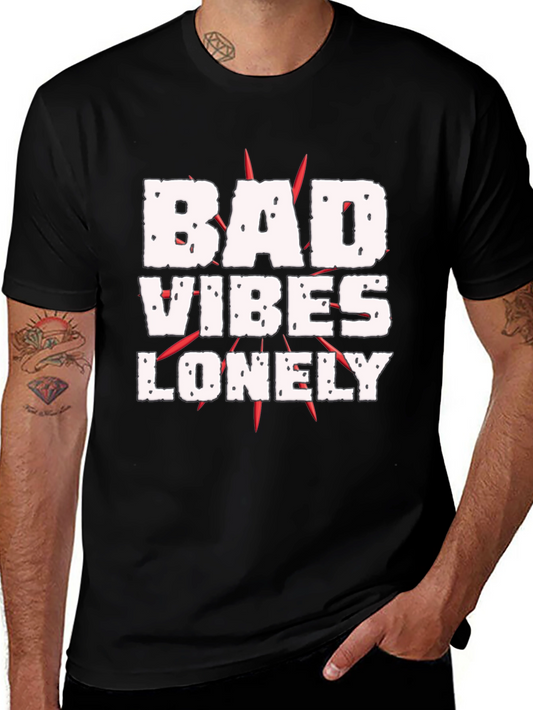 Bad Vibes Lonely Graphic Tee - Black T-Shirt