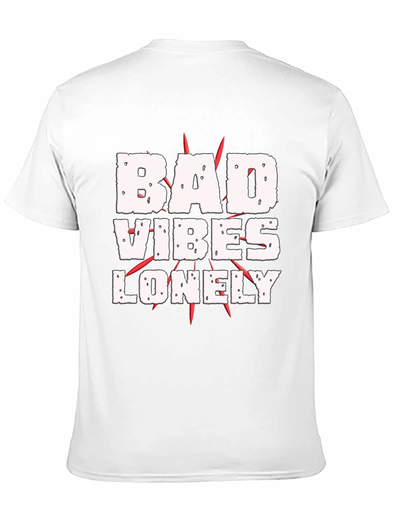 Bad Vibes Lonely Graphic Tee - Black T-Shirt