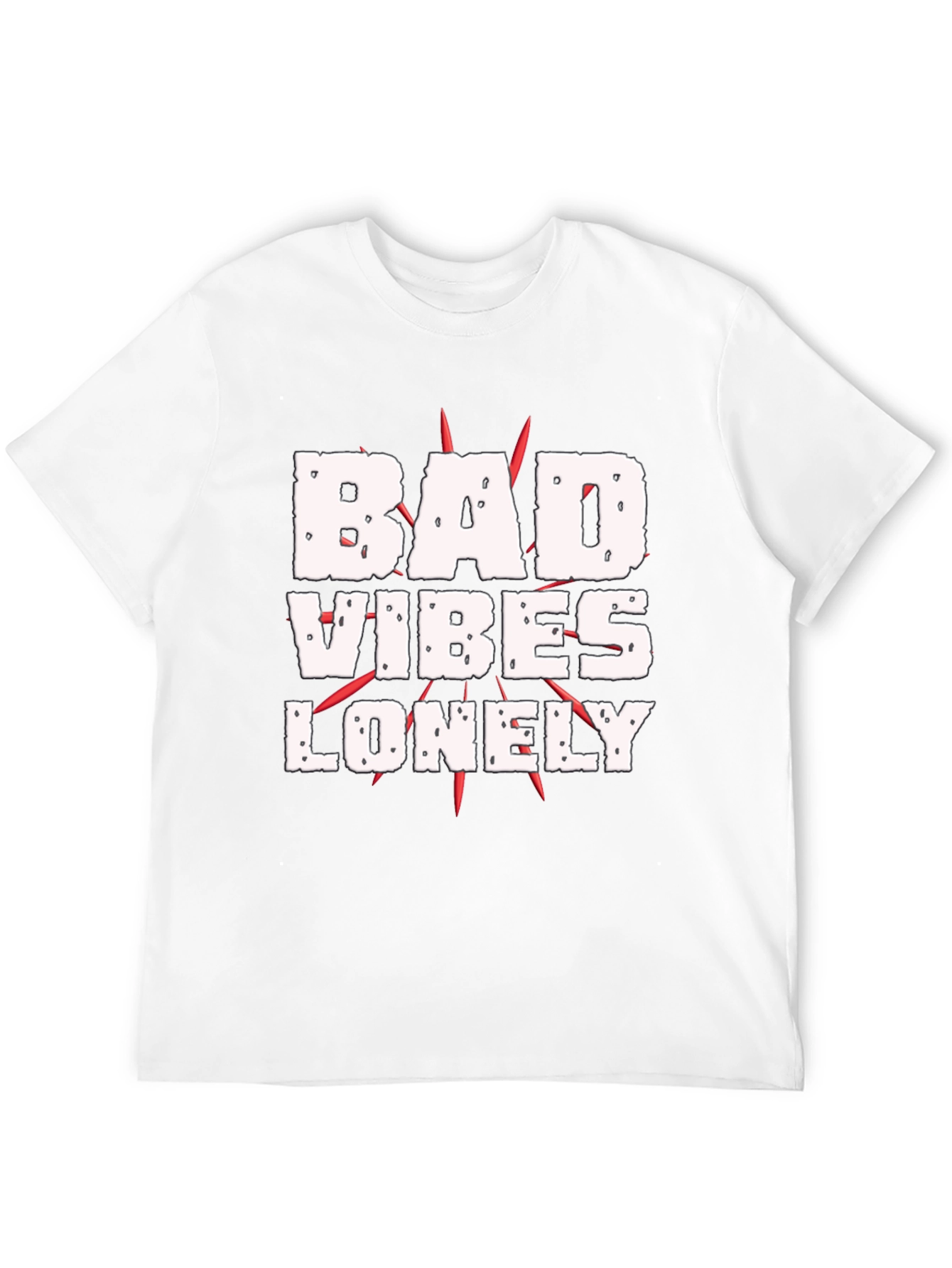 Bad Vibes Lonely Graphic Tee - Black T-Shirt