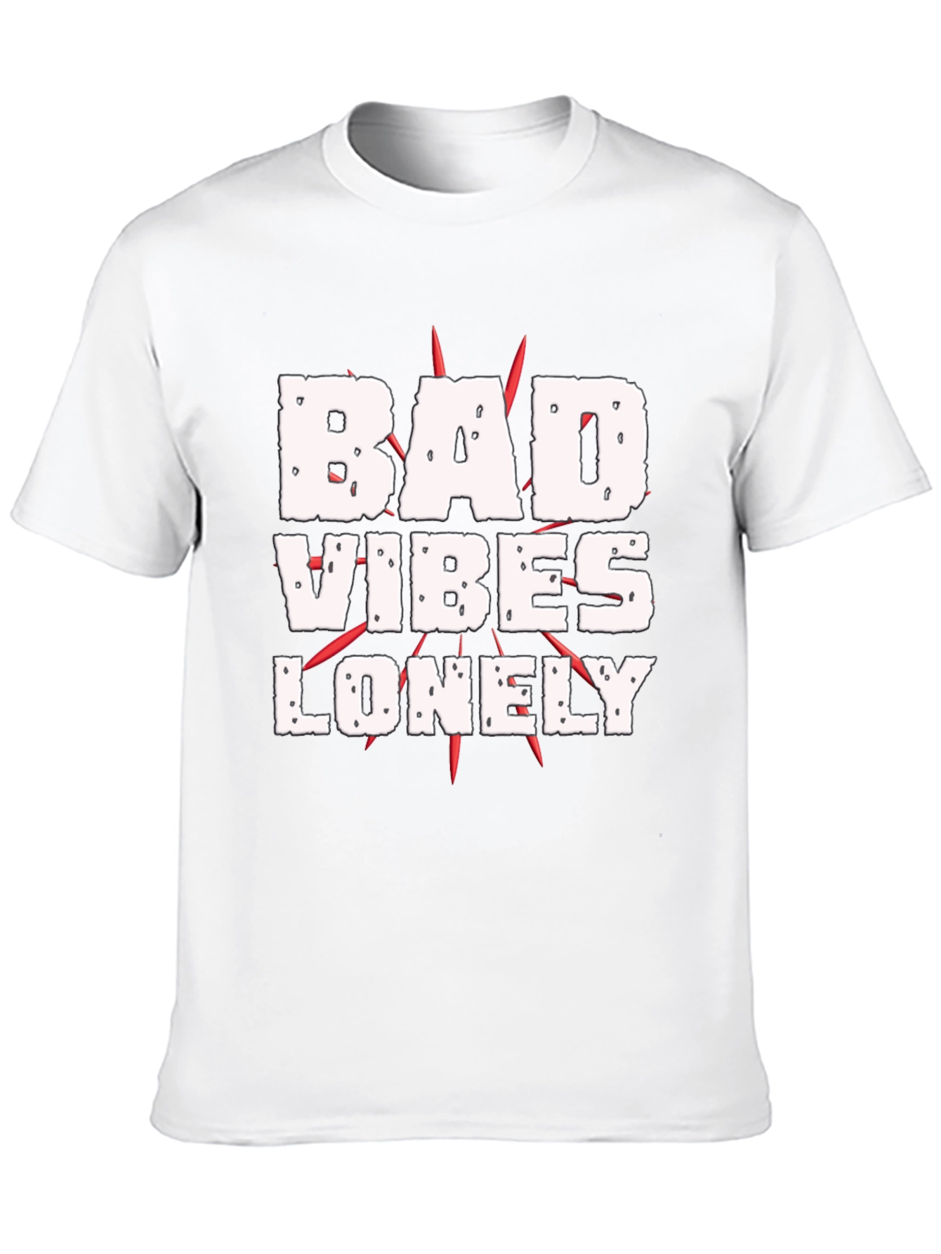 Bad Vibes Lonely Graphic Tee - Black T-Shirt