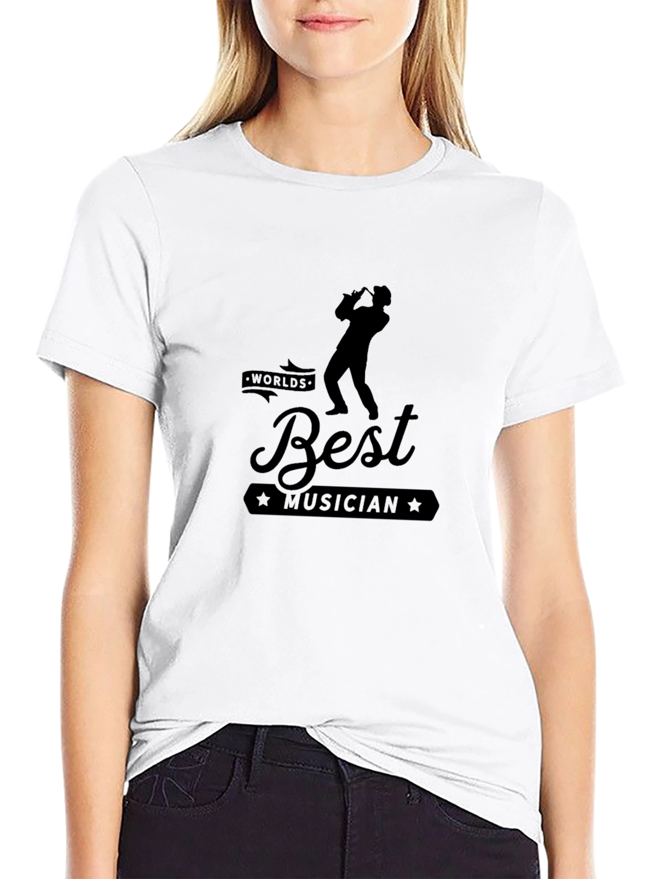 Worlds Best Musician Black T-Shirt