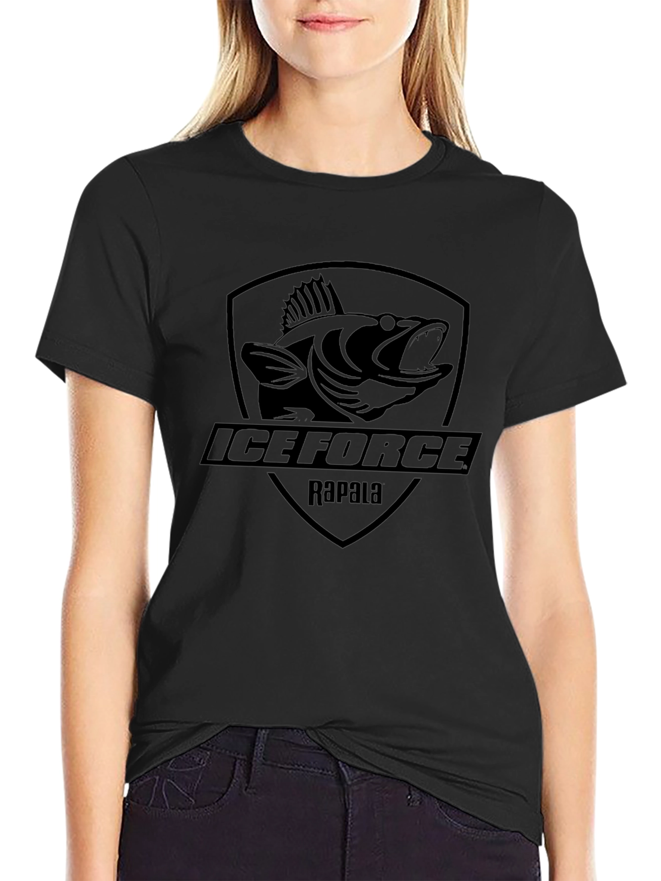 Ice Force Rapala Black Graphic T-Shirt