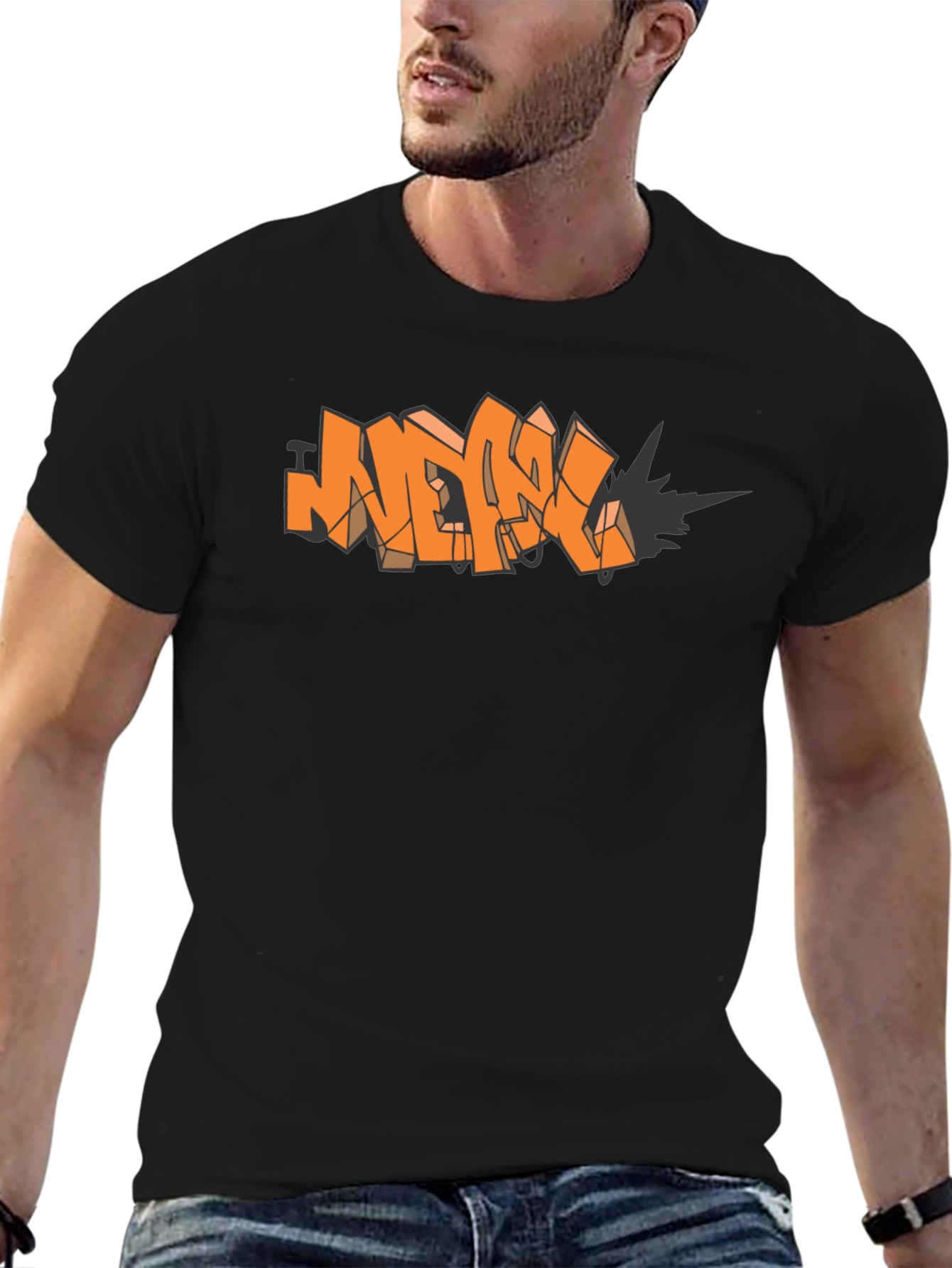 Urban Graffiti Style T-Shirt - Cool Graphic Tee