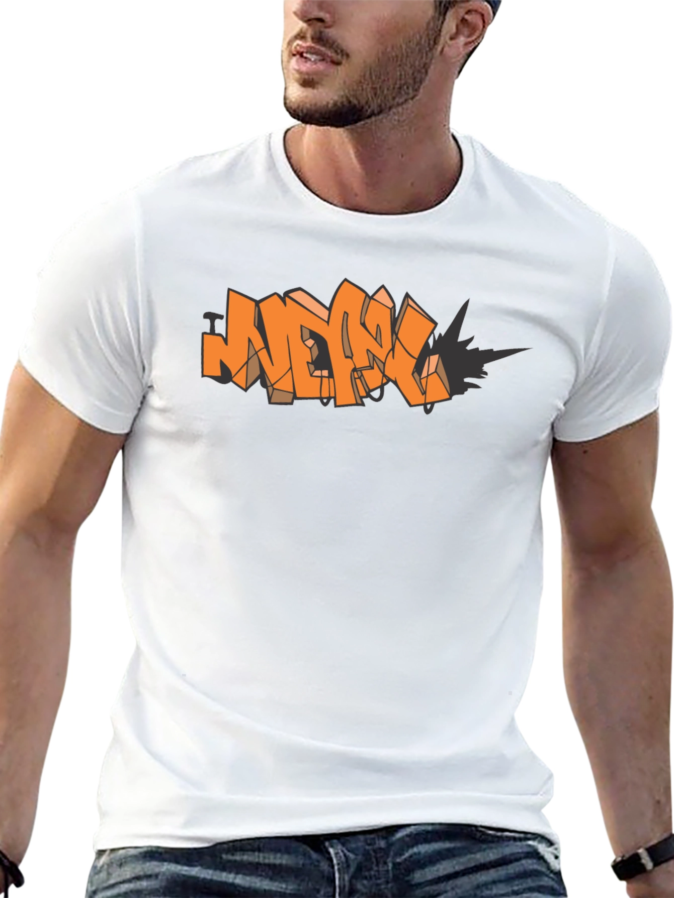 Urban Graffiti Style T-Shirt - Cool Graphic Tee
