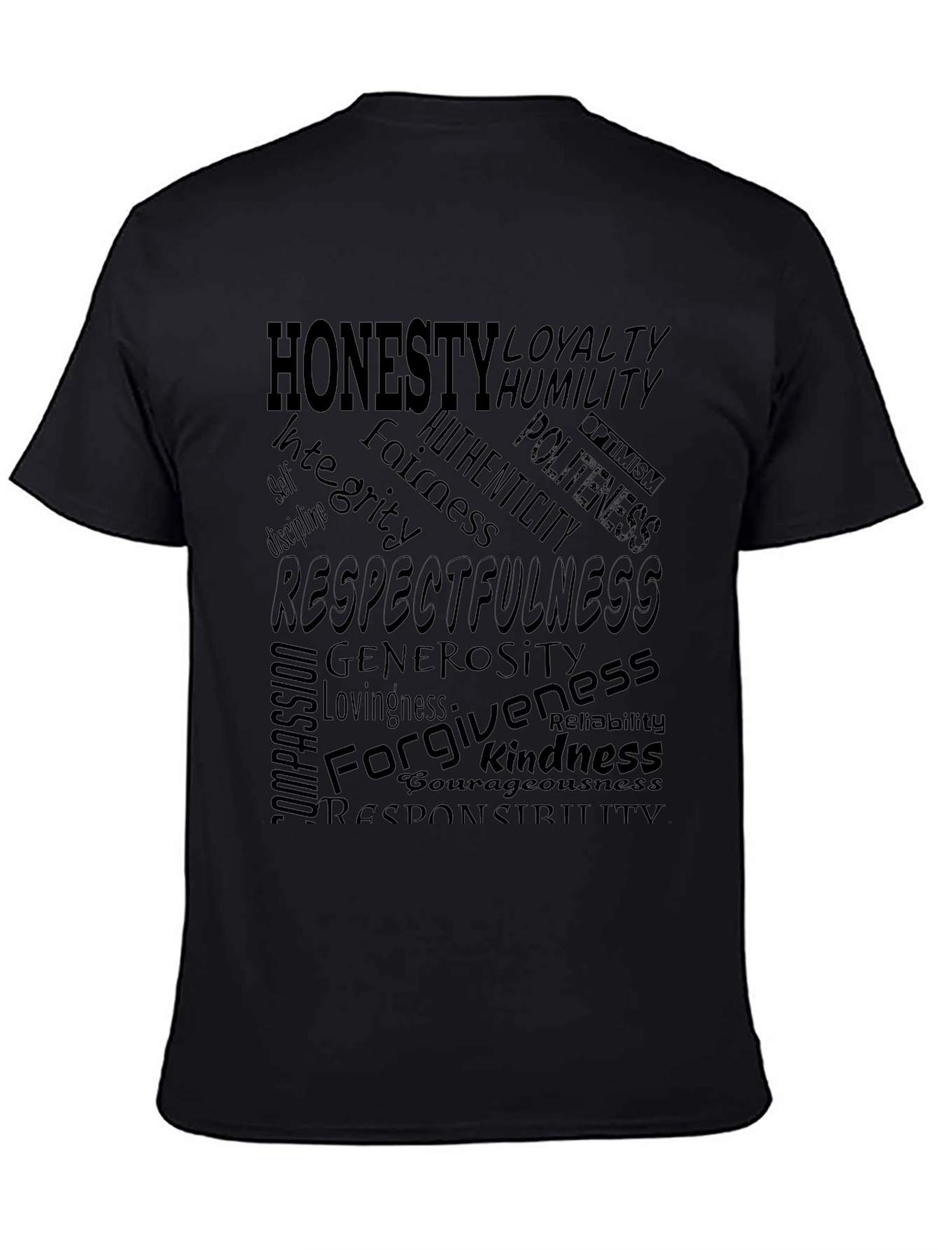 Honesty & Respect Mens Graphic T-Shirt