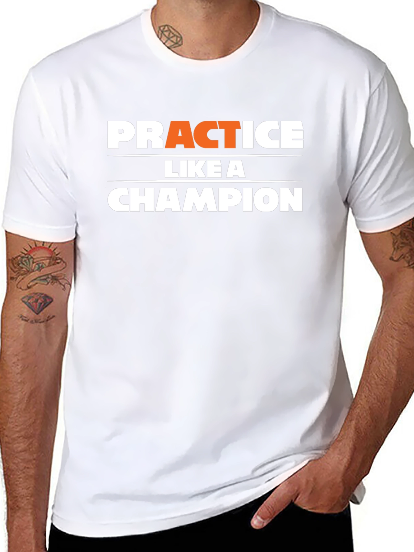Practice Like a Champion Black T-Shirt