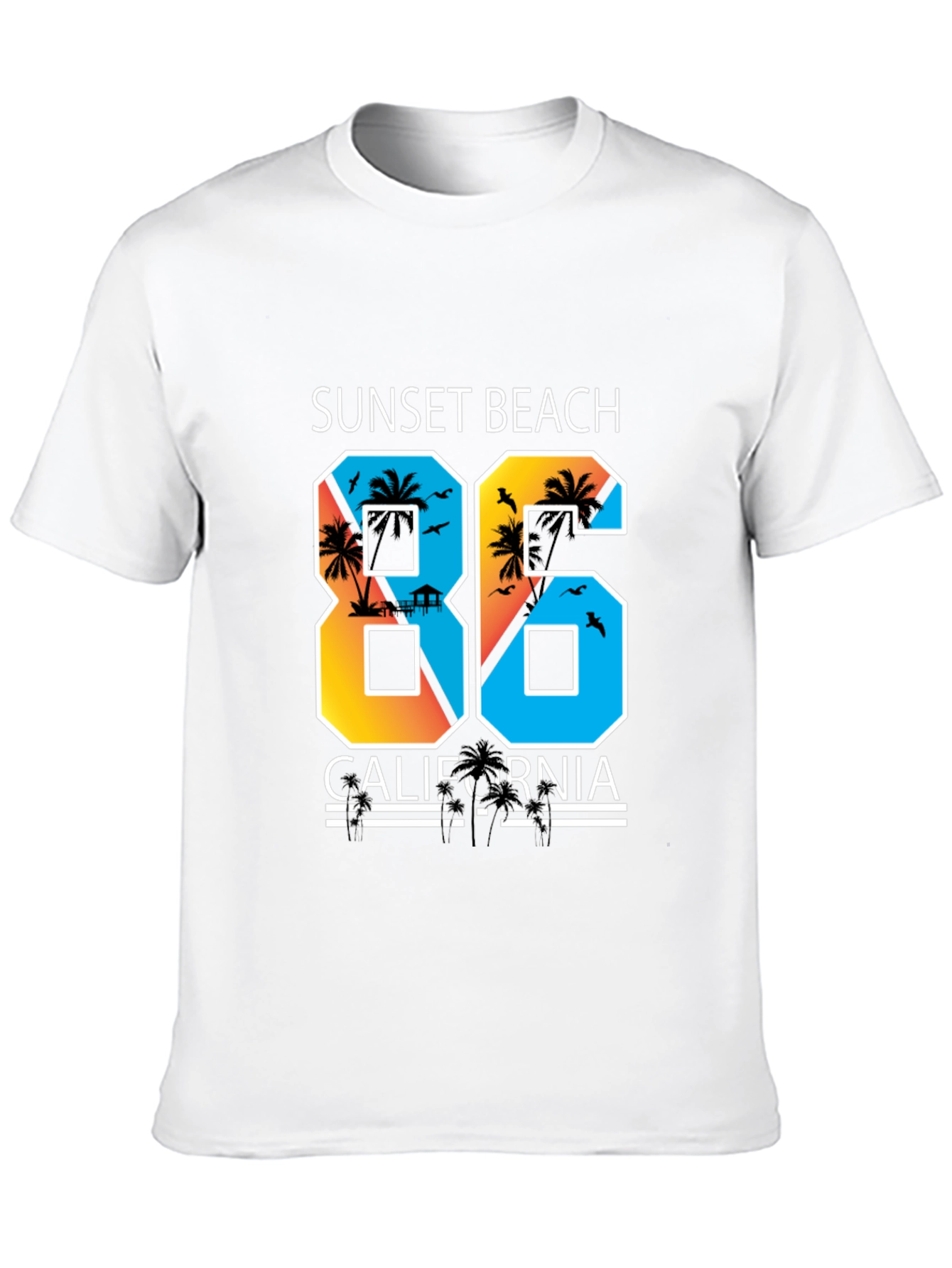 Sunset Beach California 86 T-Shirt