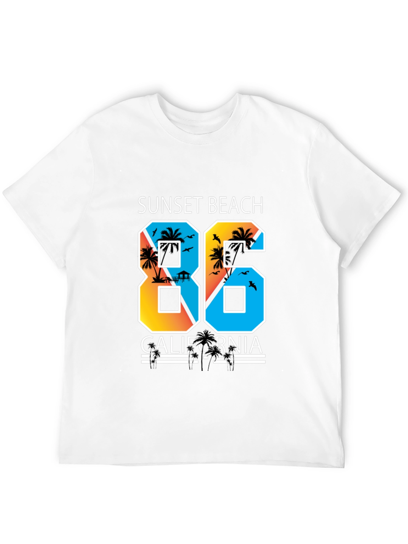 Sunset Beach California 86 T-Shirt