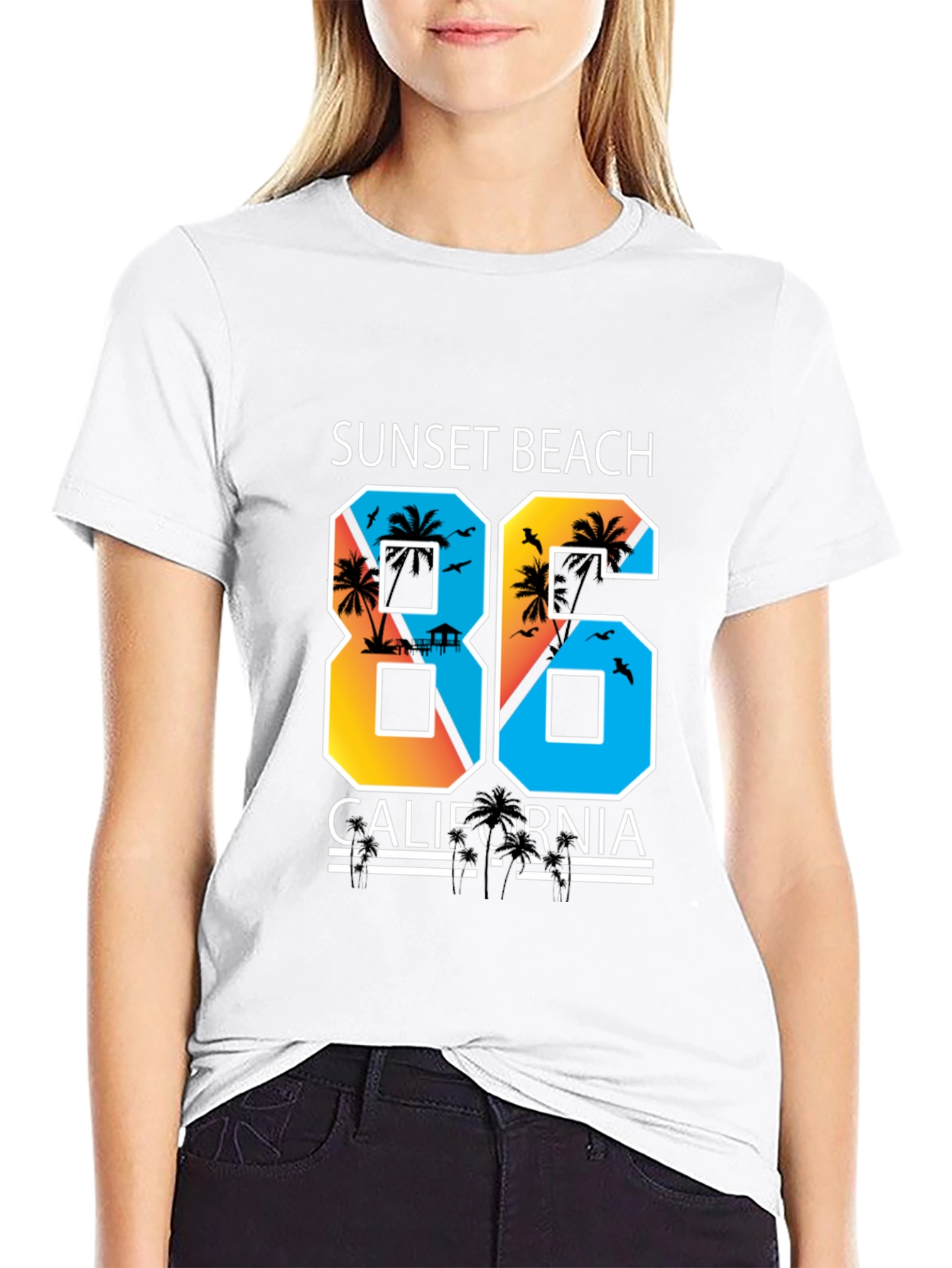 Sunset Beach California 86 T-Shirt