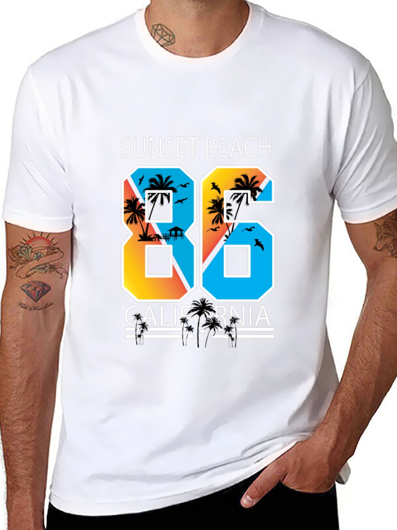 Sunset Beach California 86 T-Shirt