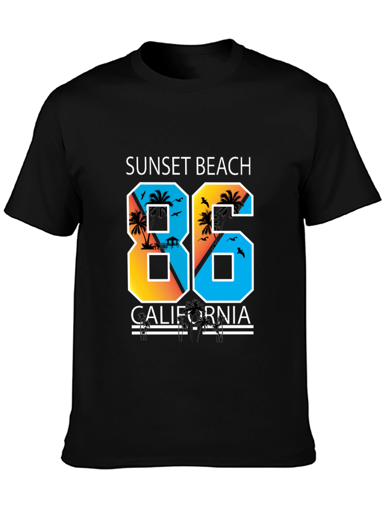 Sunset Beach California 86 T-Shirt