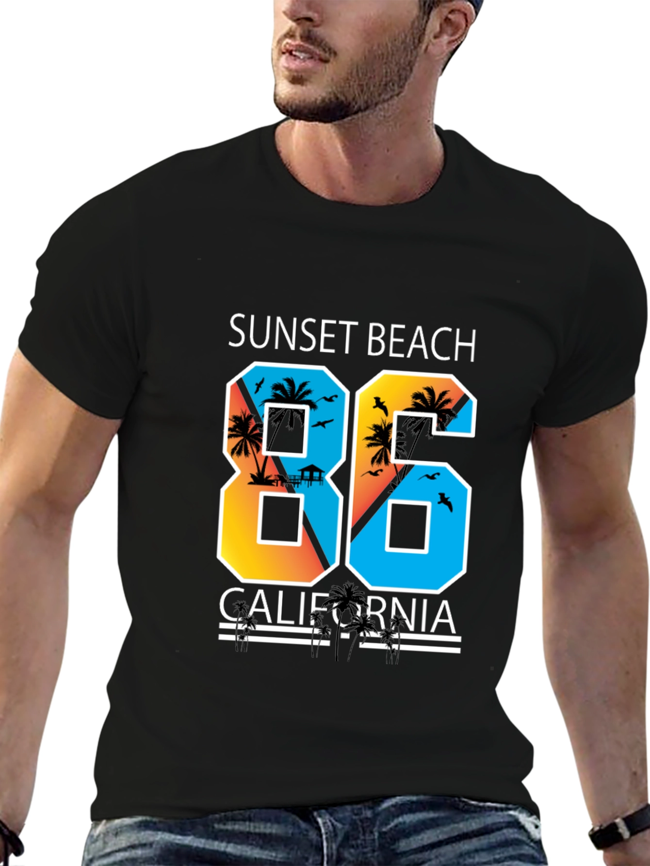 Sunset Beach California 86 T-Shirt