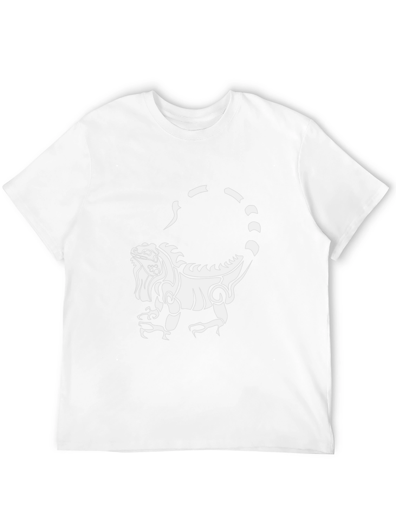 Iguana Graphic Print Black T-Shirt