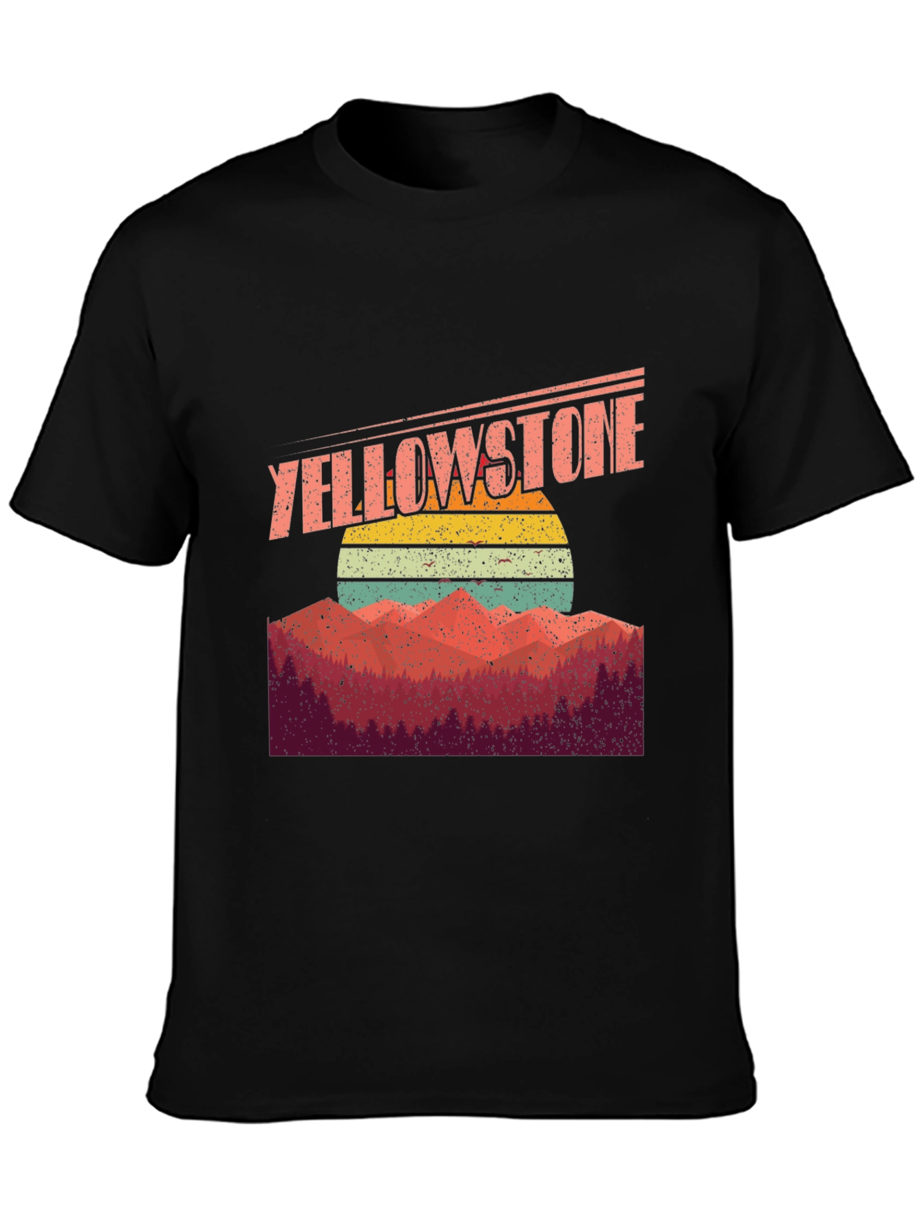 Yellowstone Retro Sunset Graphic Tee