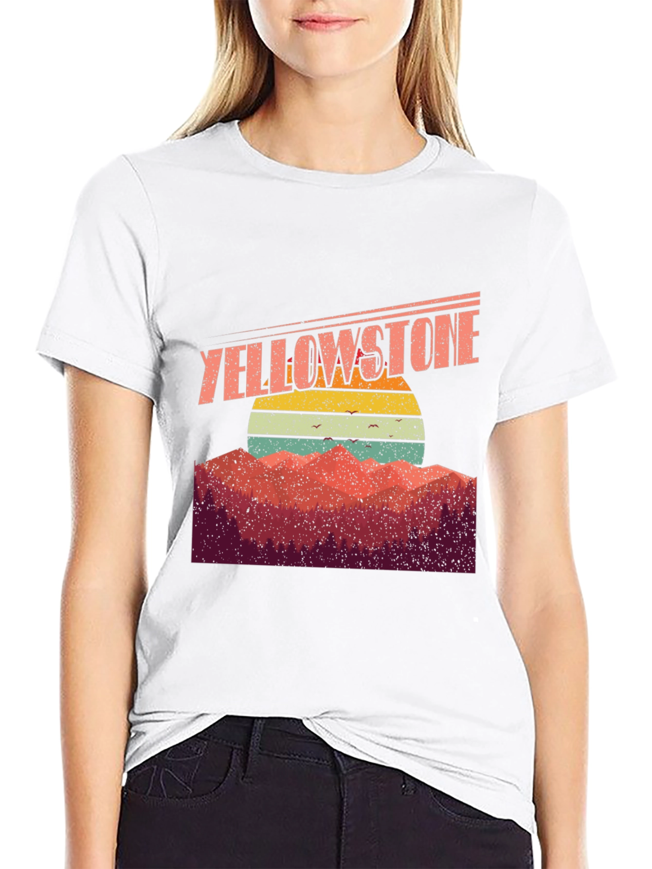Yellowstone Retro Sunset Graphic Tee