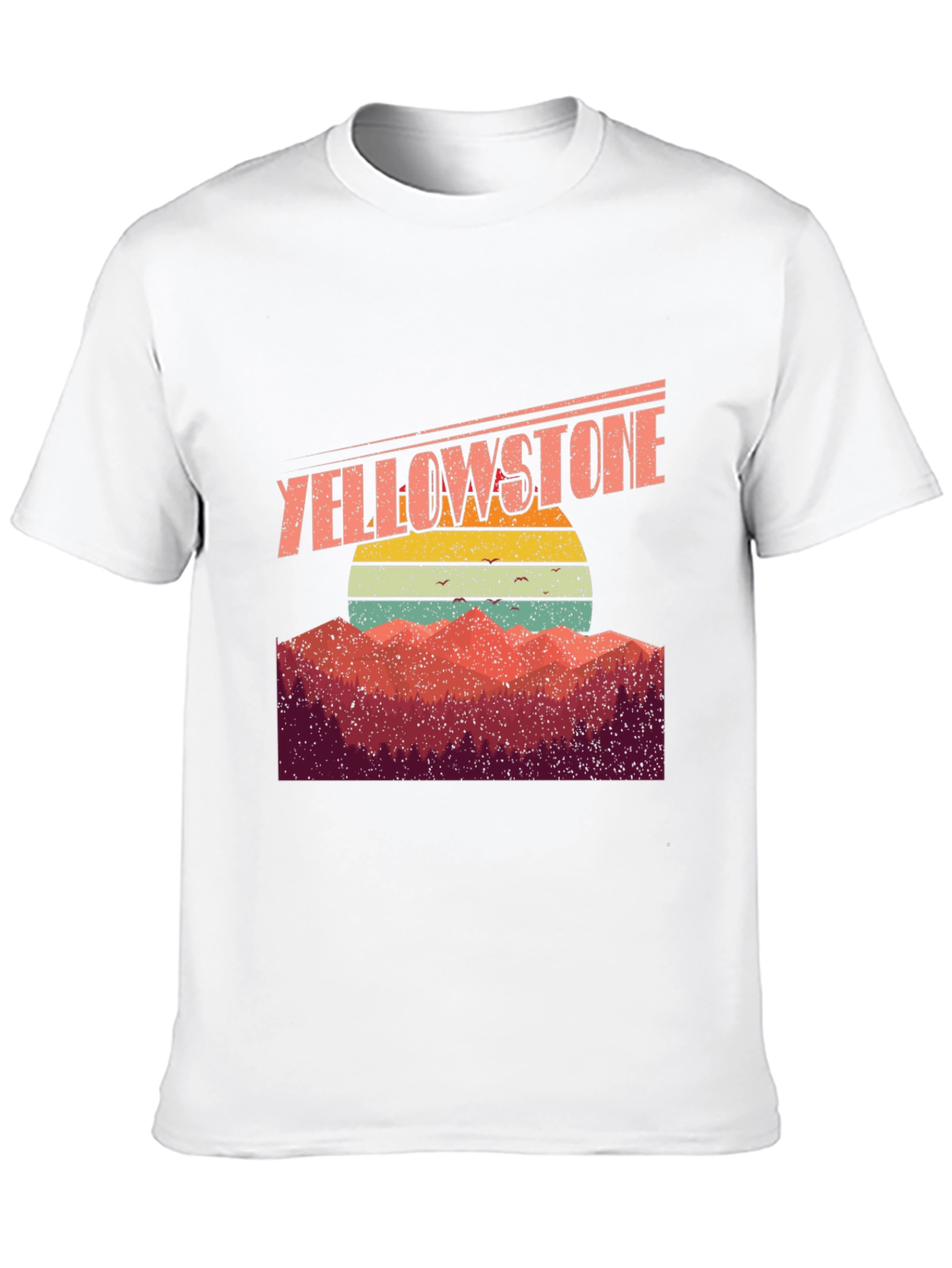 Yellowstone Retro Sunset Graphic Tee