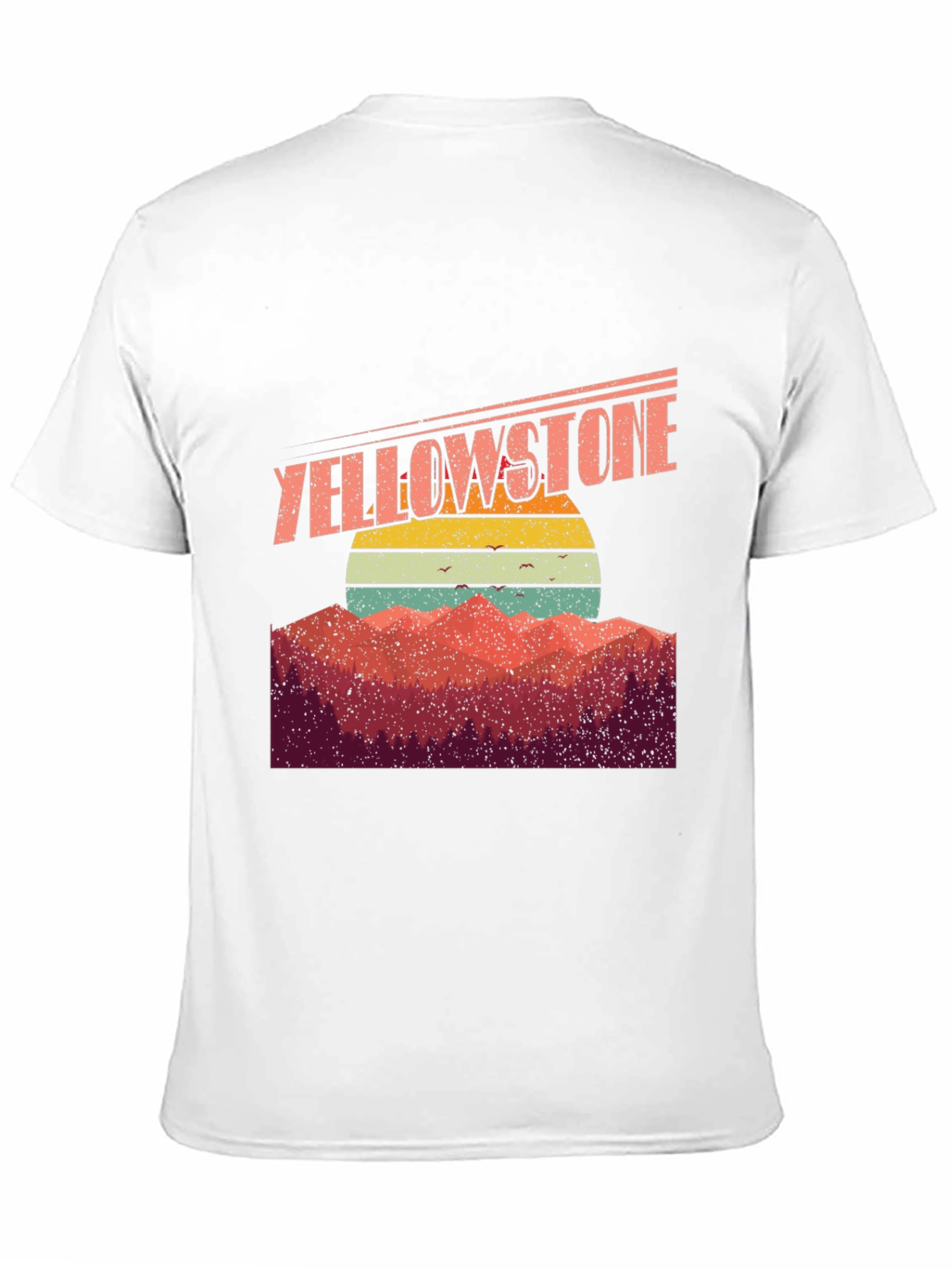 Yellowstone Retro Sunset Graphic Tee