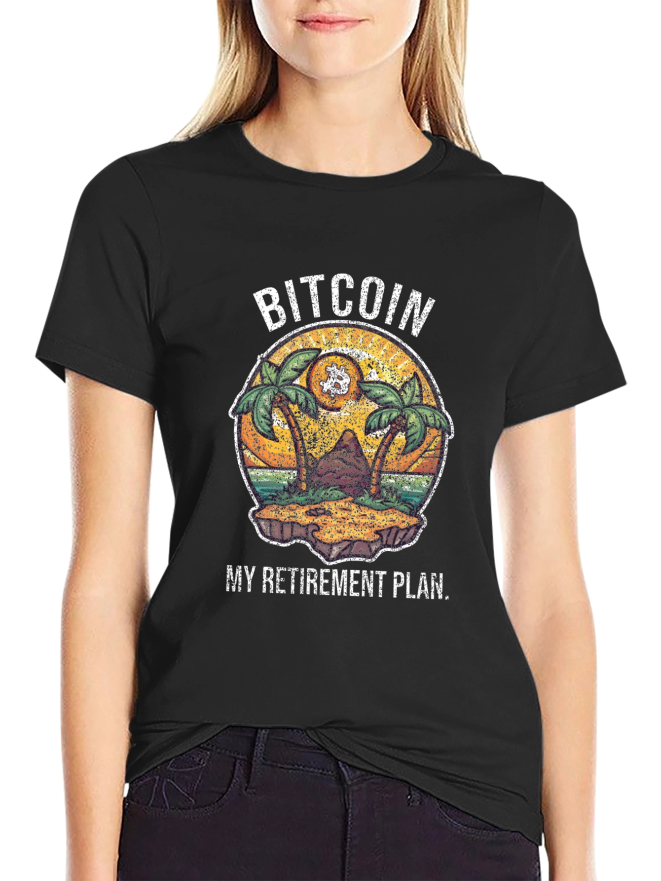 Bitcoin Retirement Plan Graphic Tee