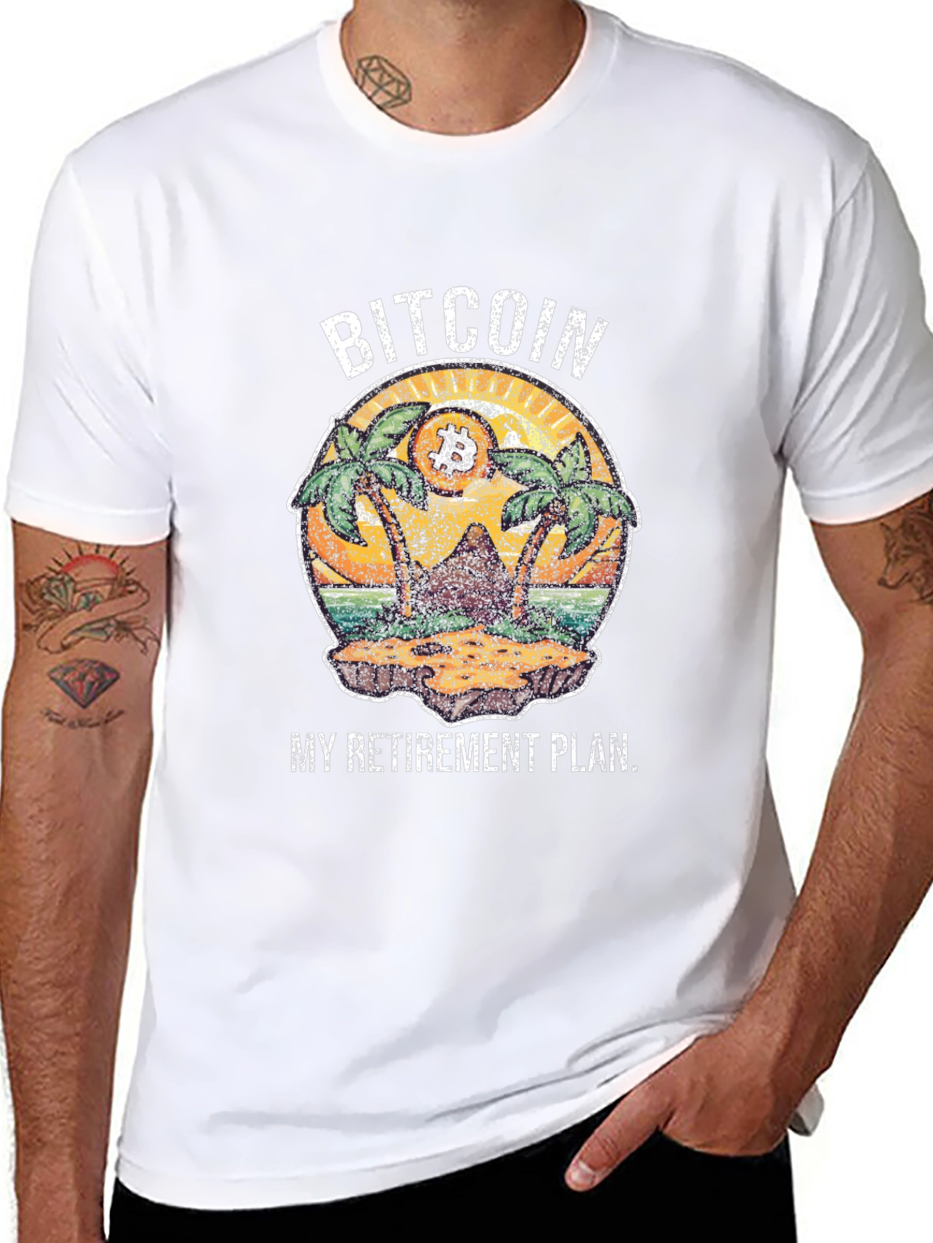 Bitcoin Retirement Plan Graphic Tee