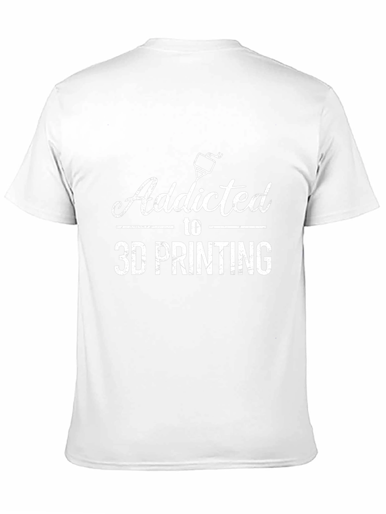 Addicted to 3D Printing Black T-Shirt