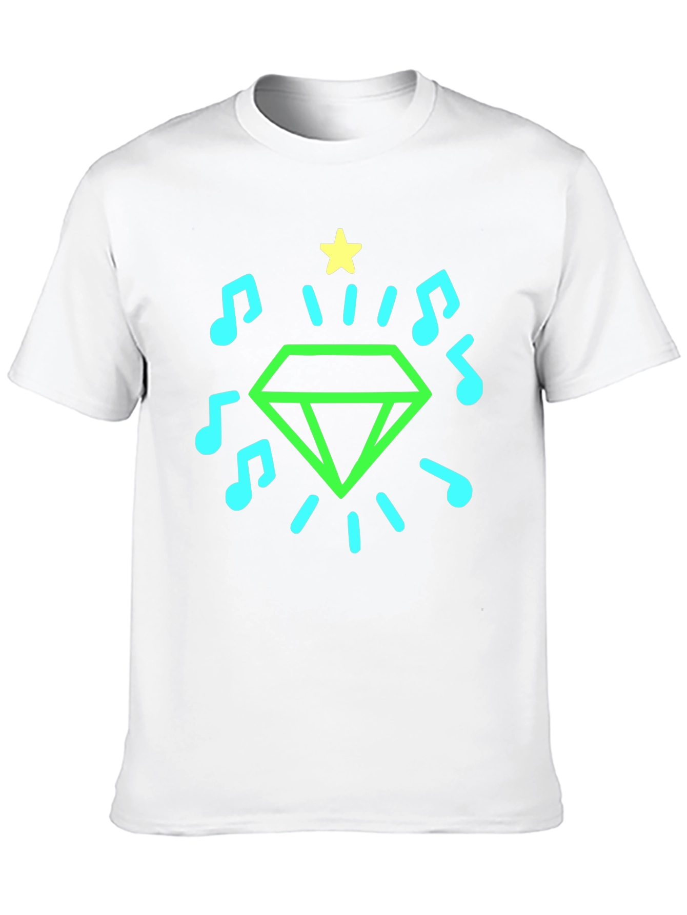 Neon Diamond Music Tee