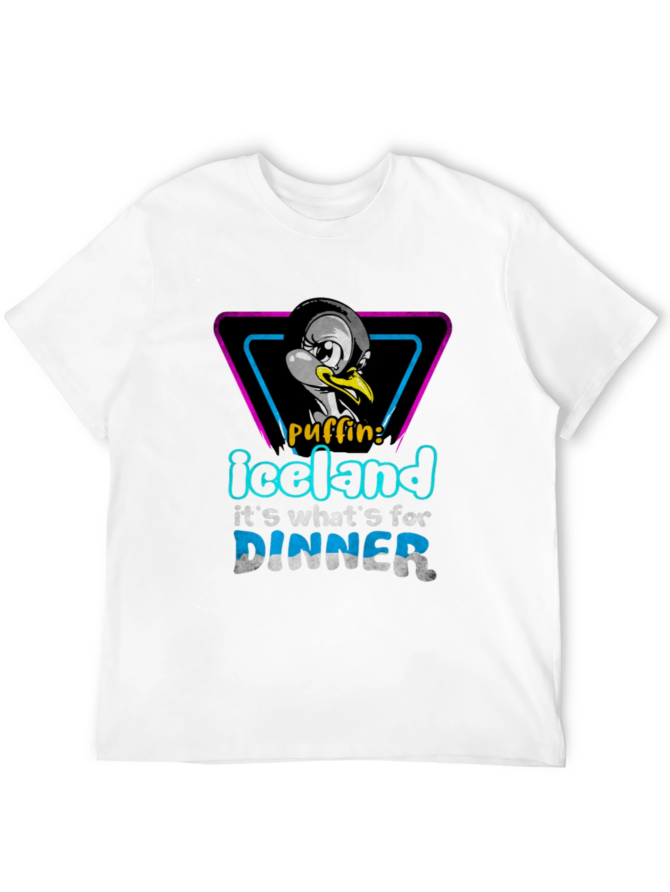 Iceland Puffin Dinner T-Shirt